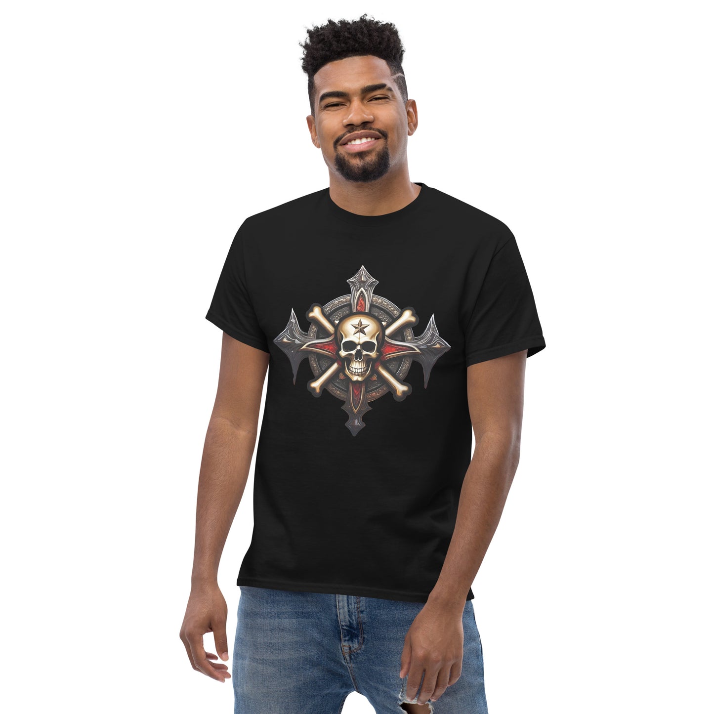 (M) Skull and Bones Tee