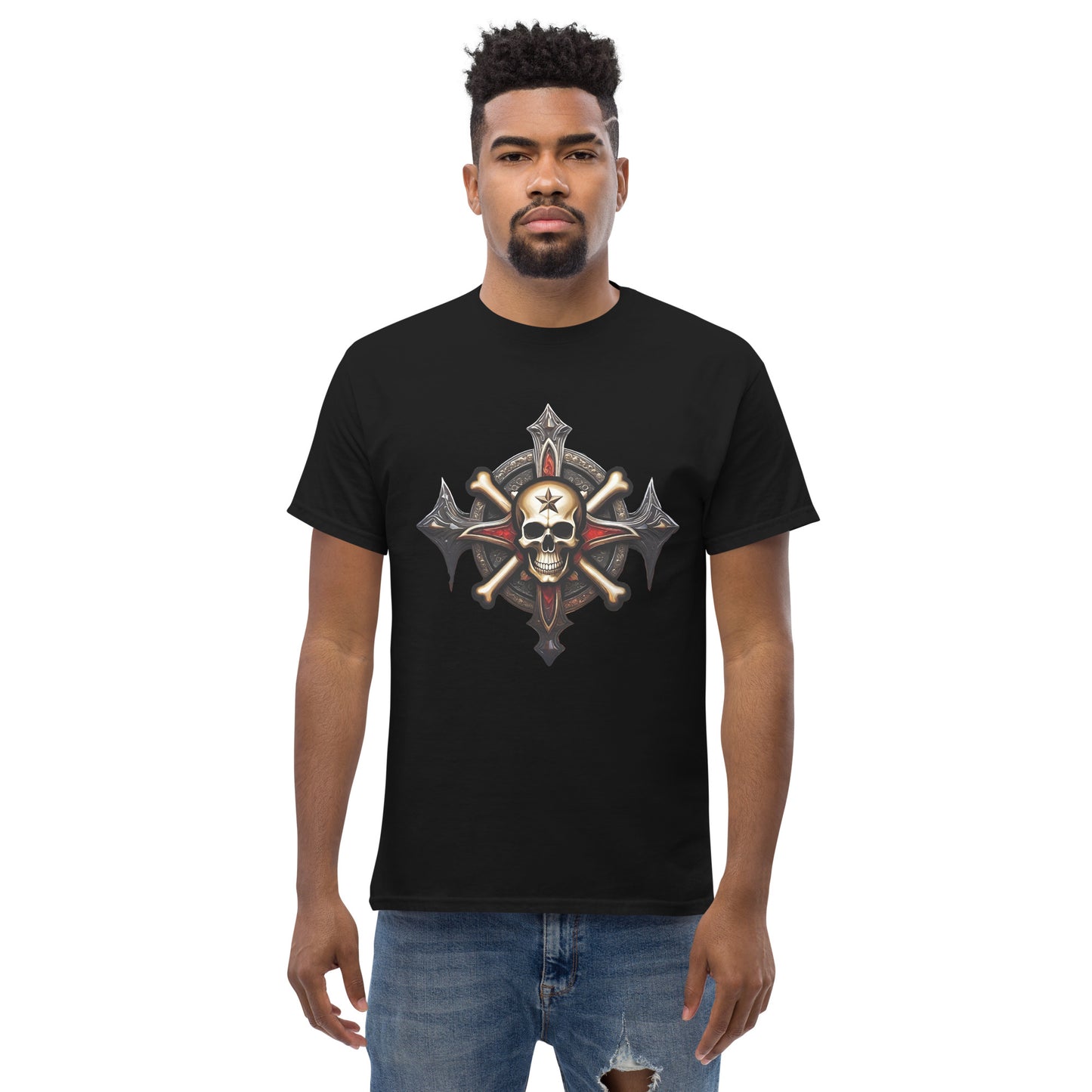 (M) Skull and Bones Tee