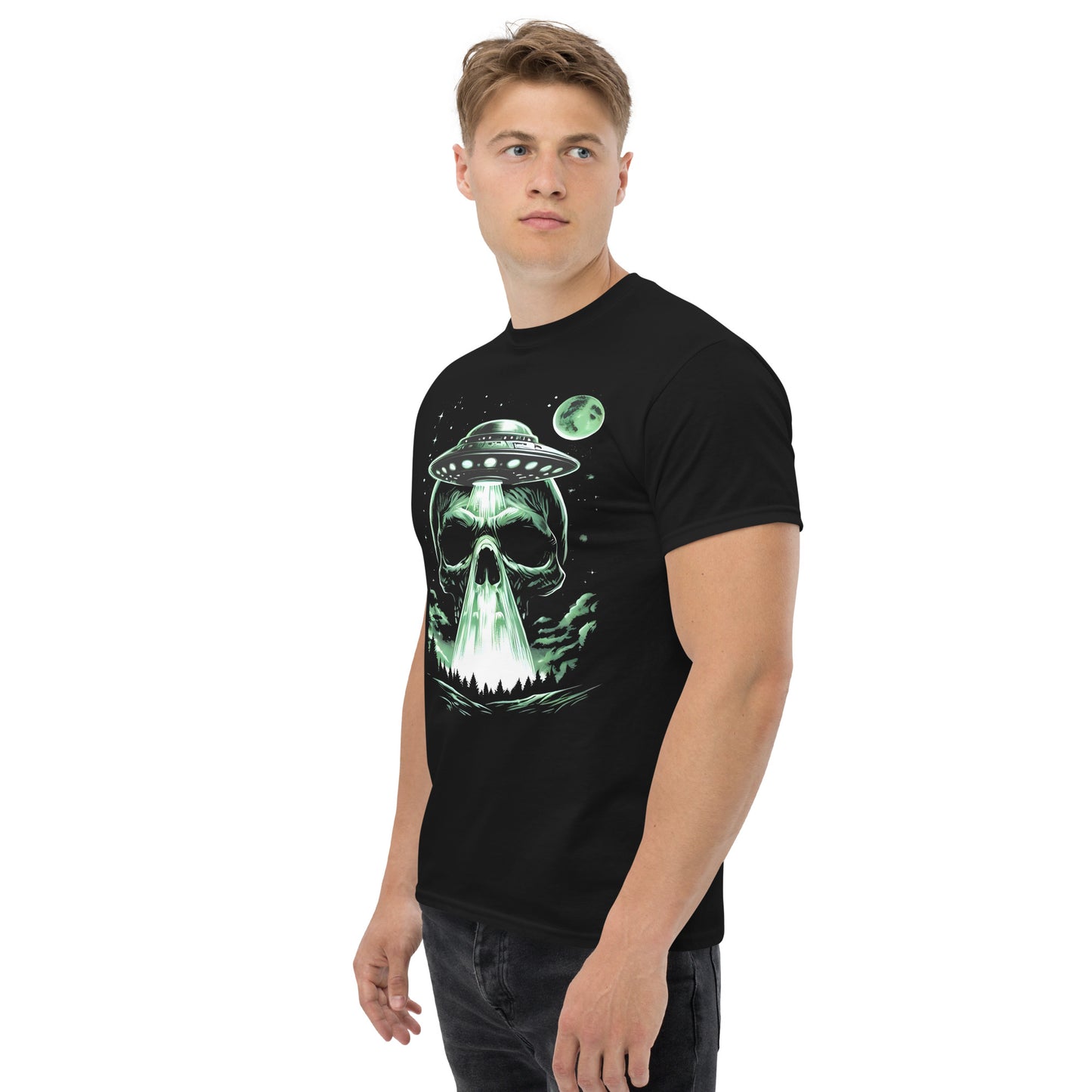 (M) UFO Skull Tee
