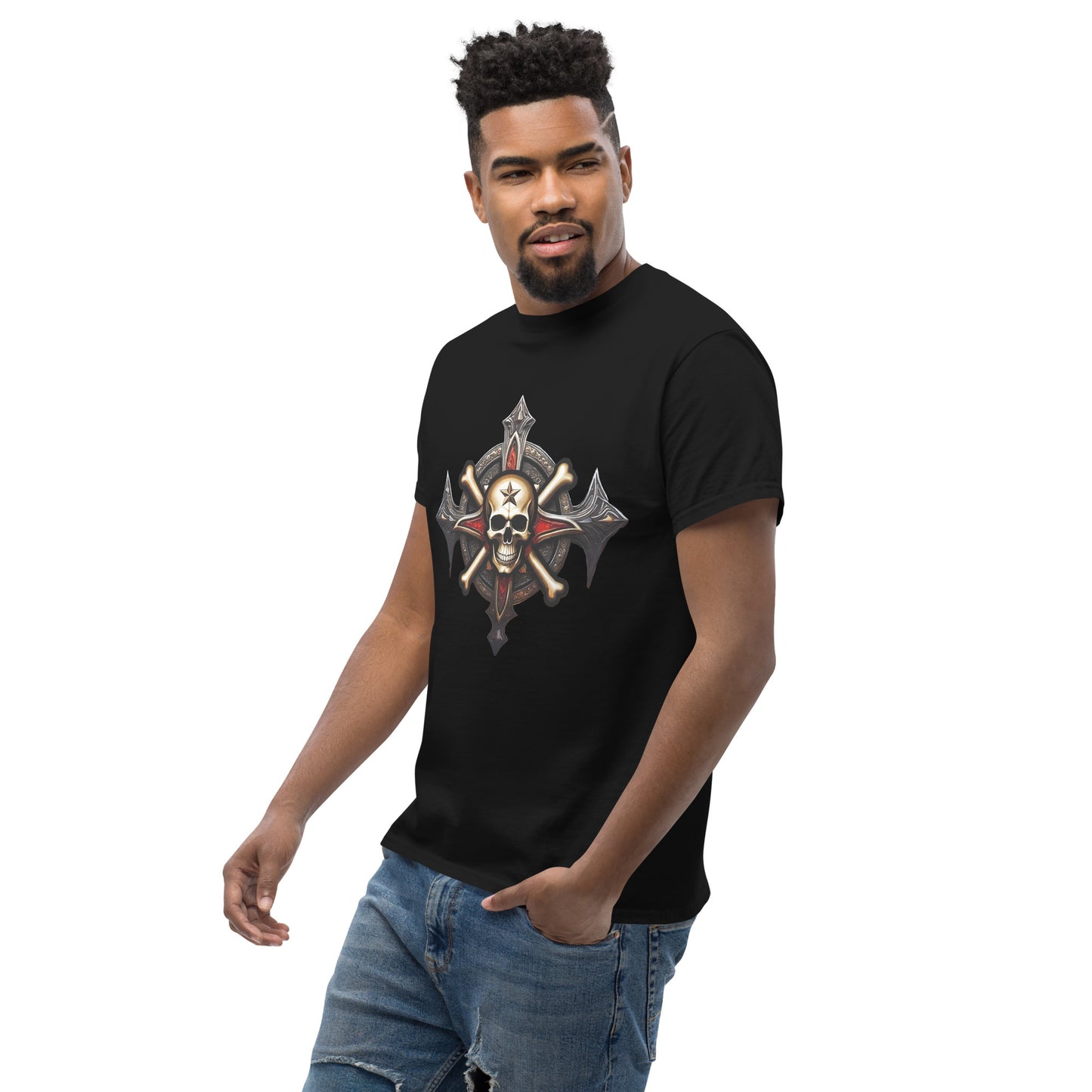 (M) Skull and Bones Tee