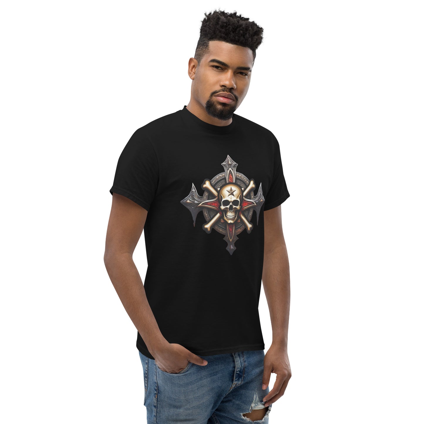 (M) Skull and Bones Tee