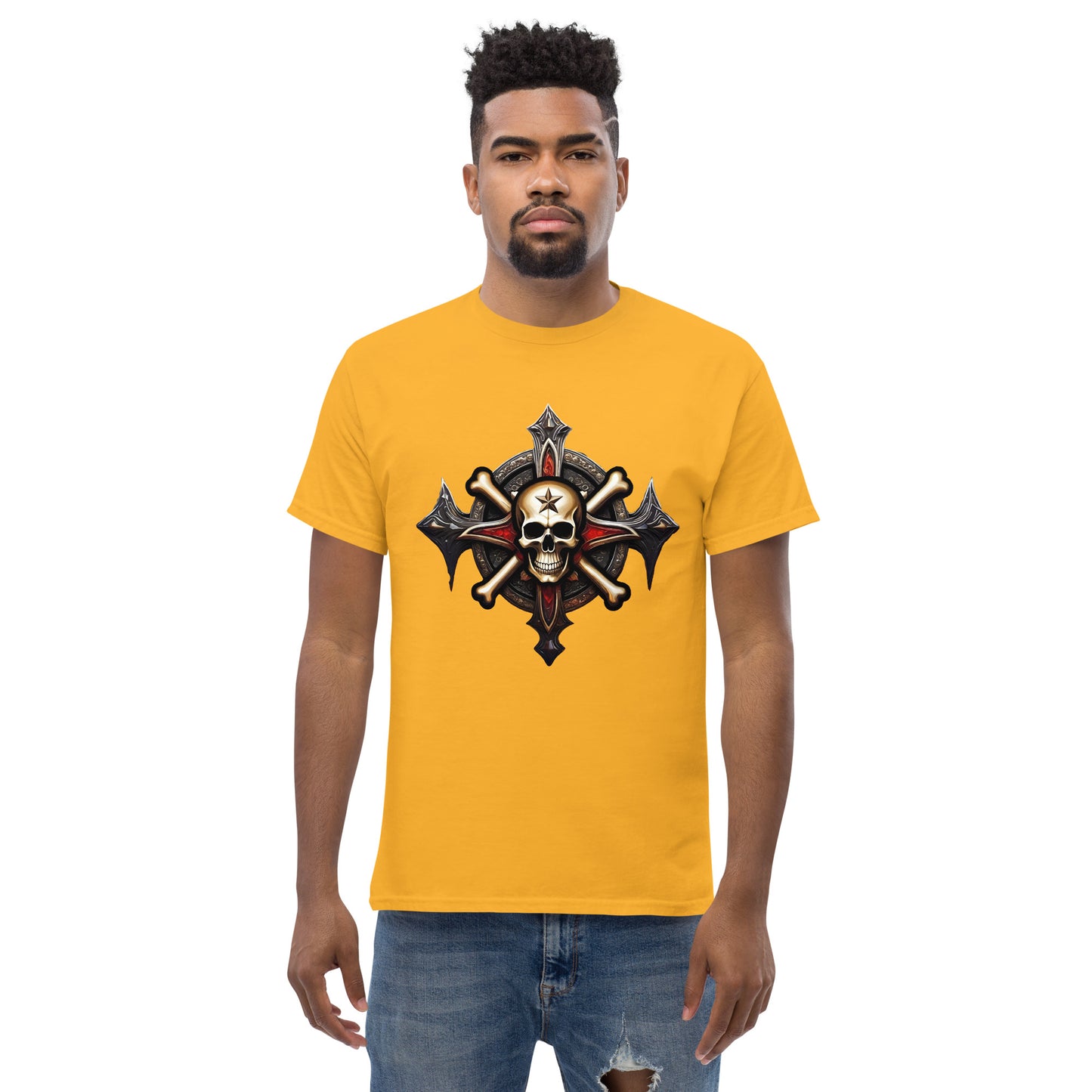(M) Skull and Bones Tee
