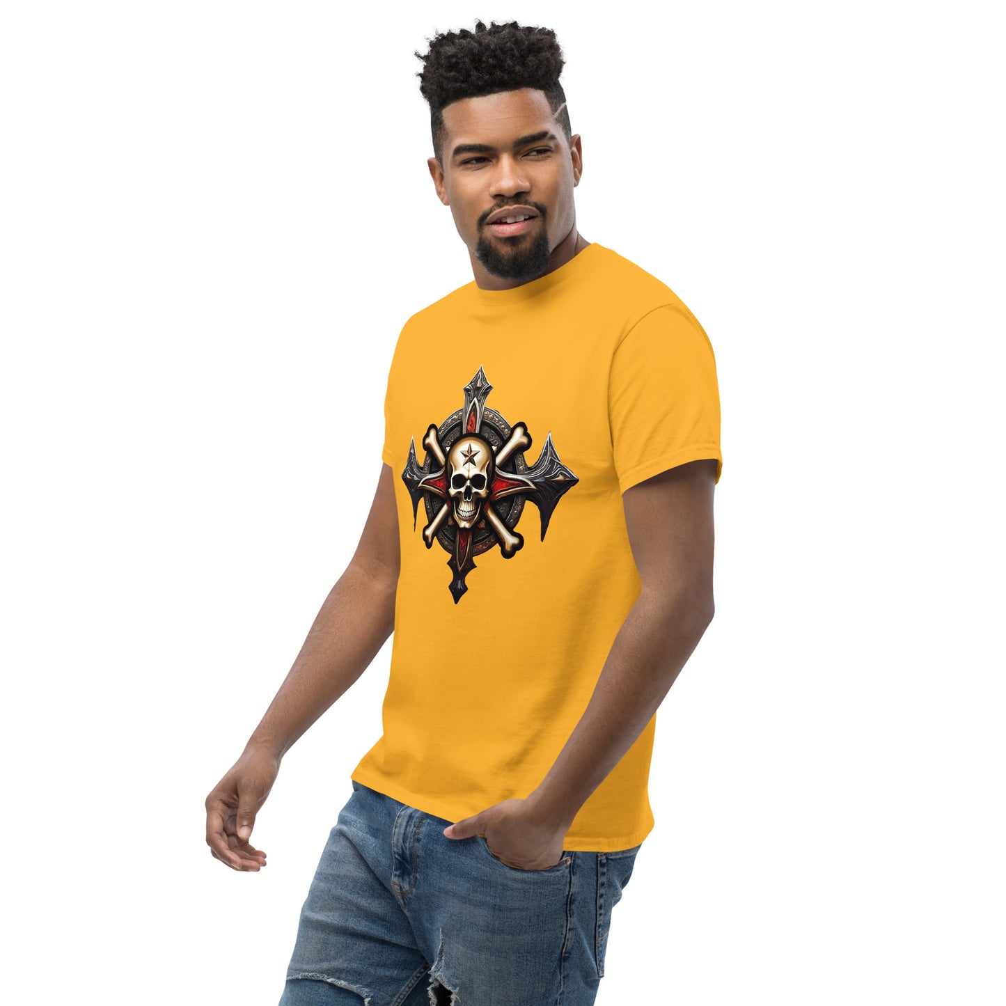 (M) Skull and Bones Tee