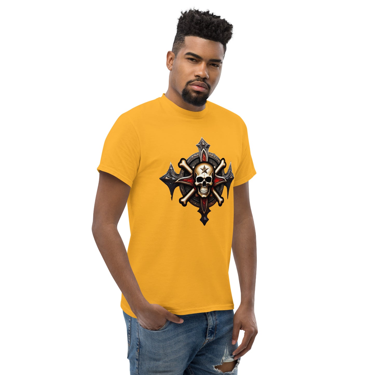 (M) Skull and Bones Tee