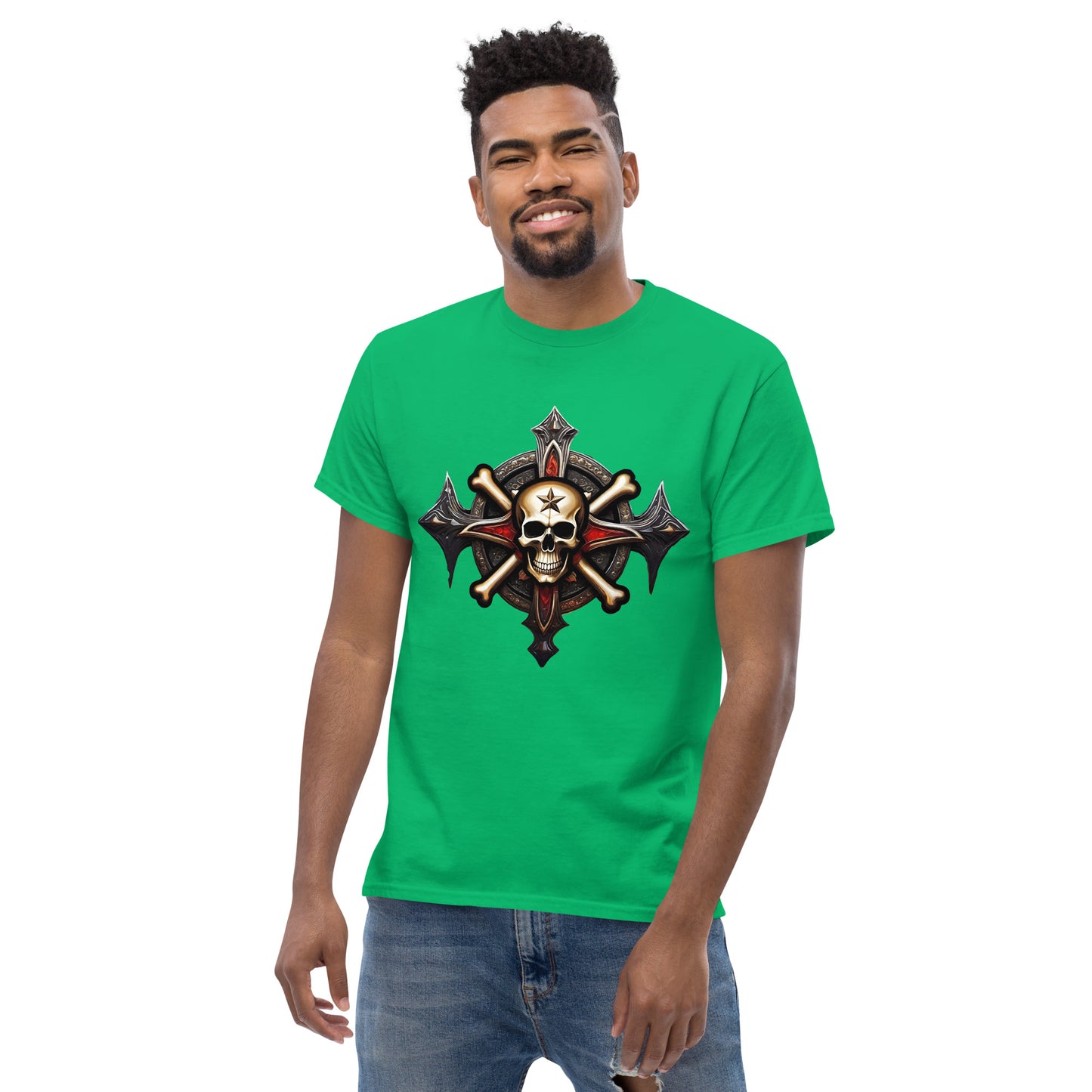(M) Skull and Bones Tee