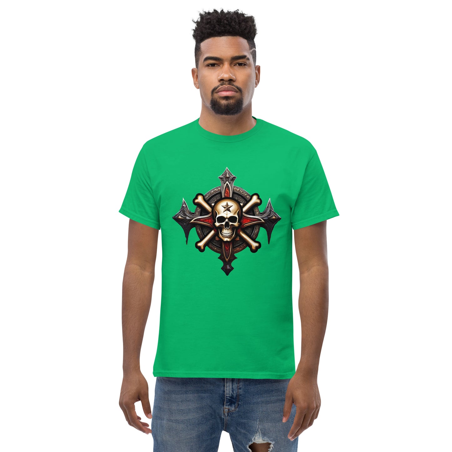 (M) Skull and Bones Tee