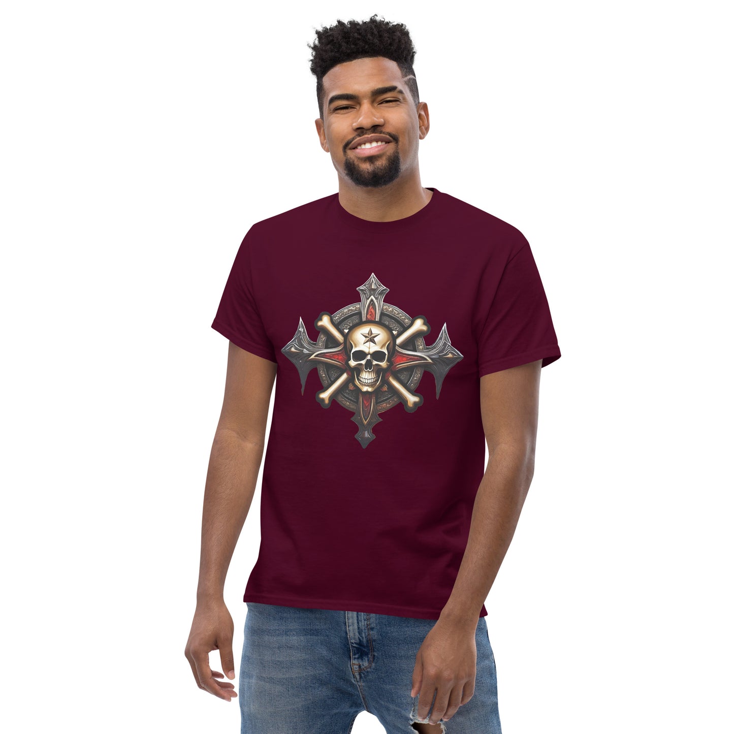 (M) Skull and Bones Tee