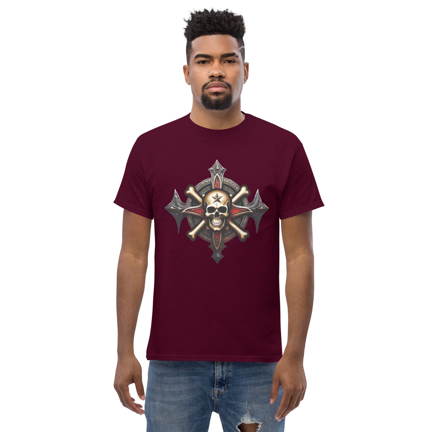 (M) Skull and Bones Tee
