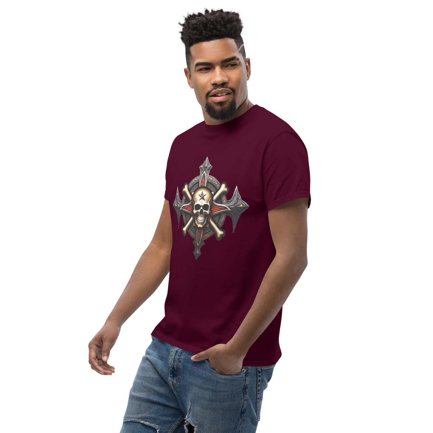 (M) Skull and Bones Tee