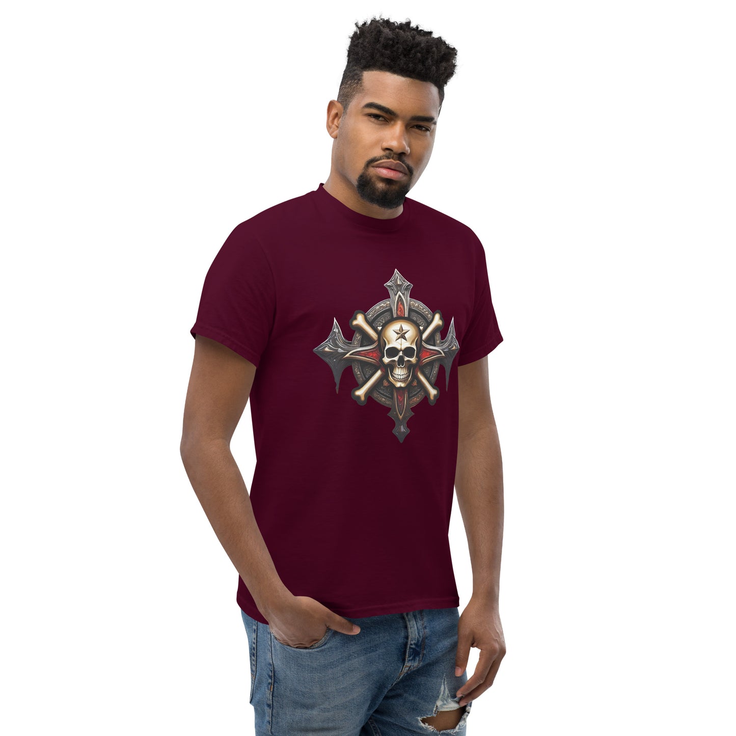 (M) Skull and Bones Tee
