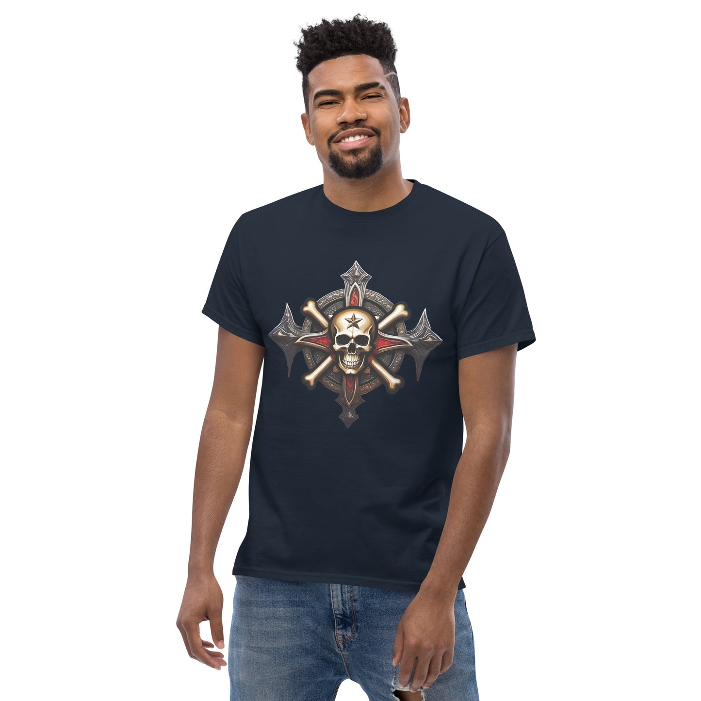 (M) Skull and Bones Tee