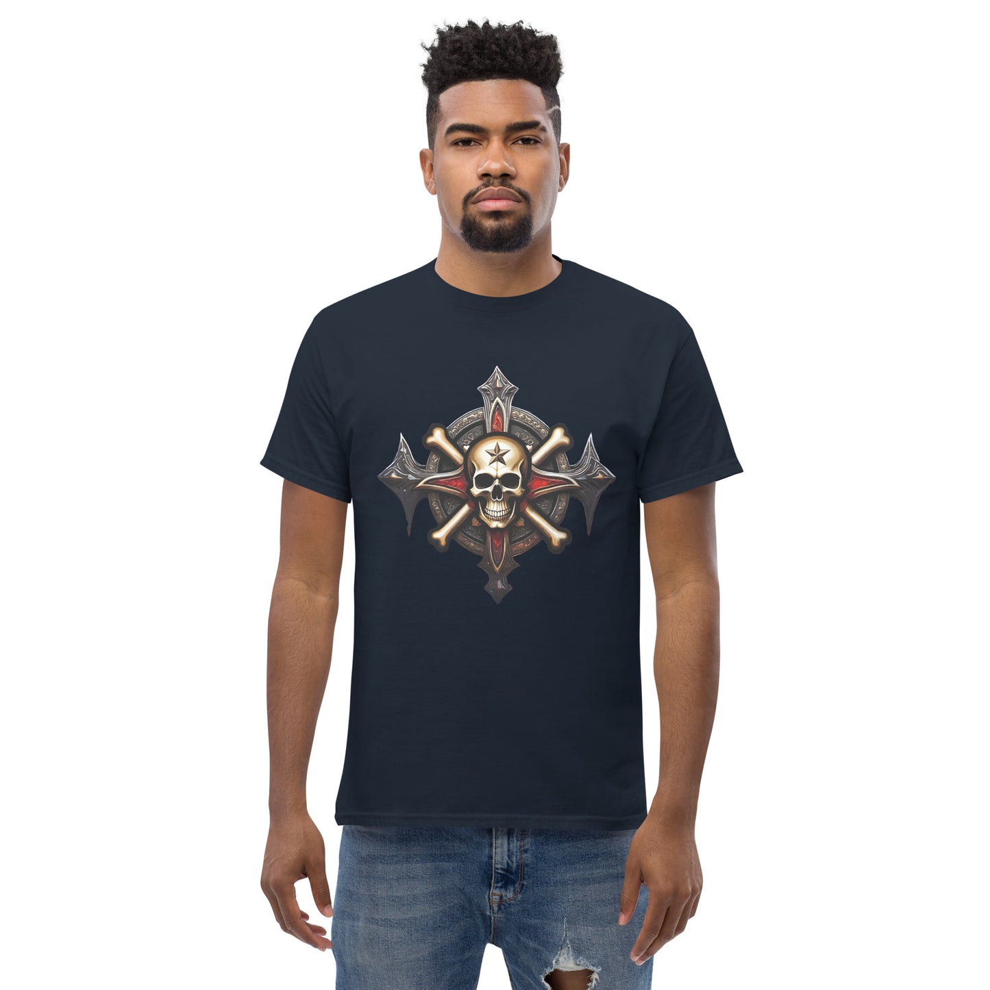 (M) Skull and Bones Tee