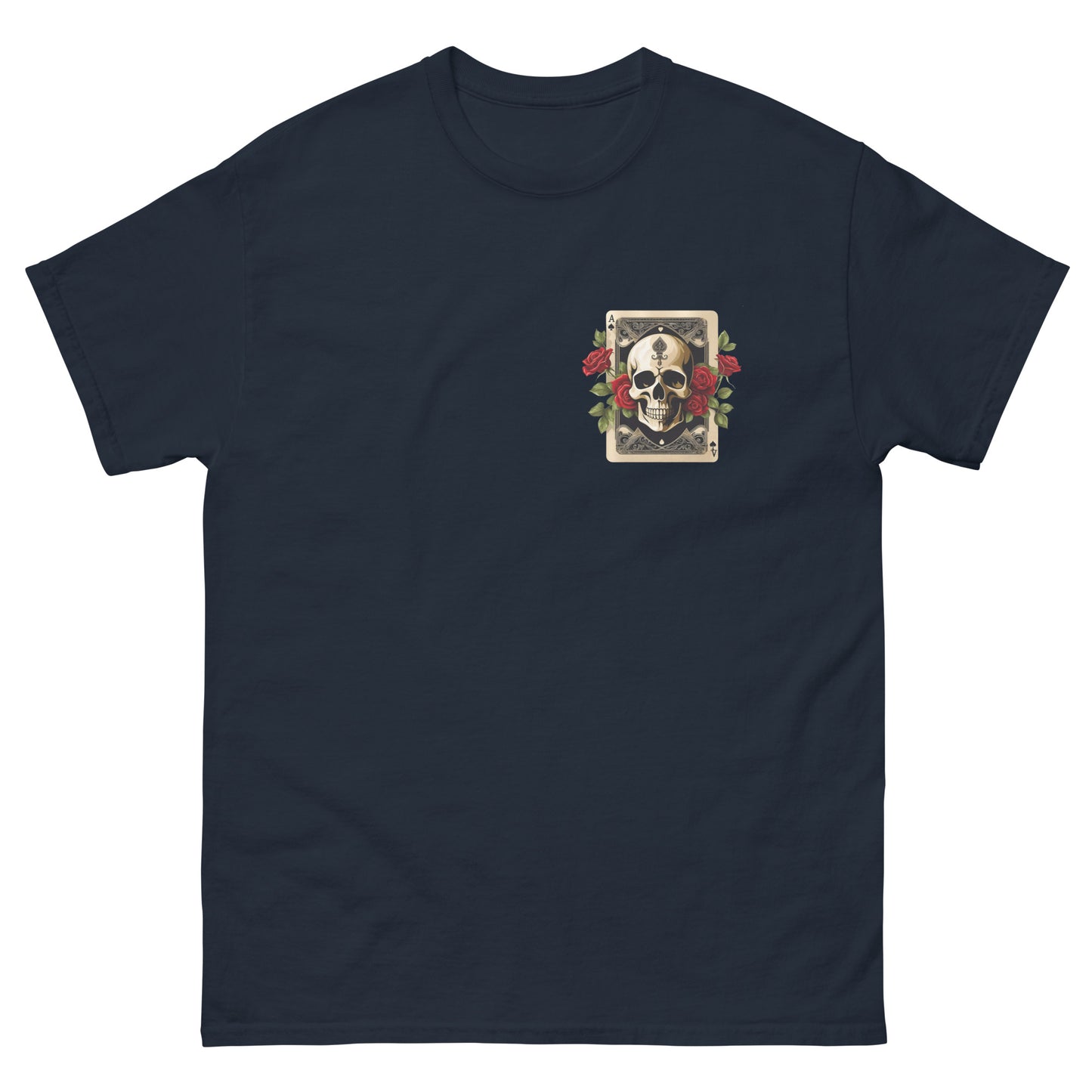 (U) Ace Rose N Skull Tee