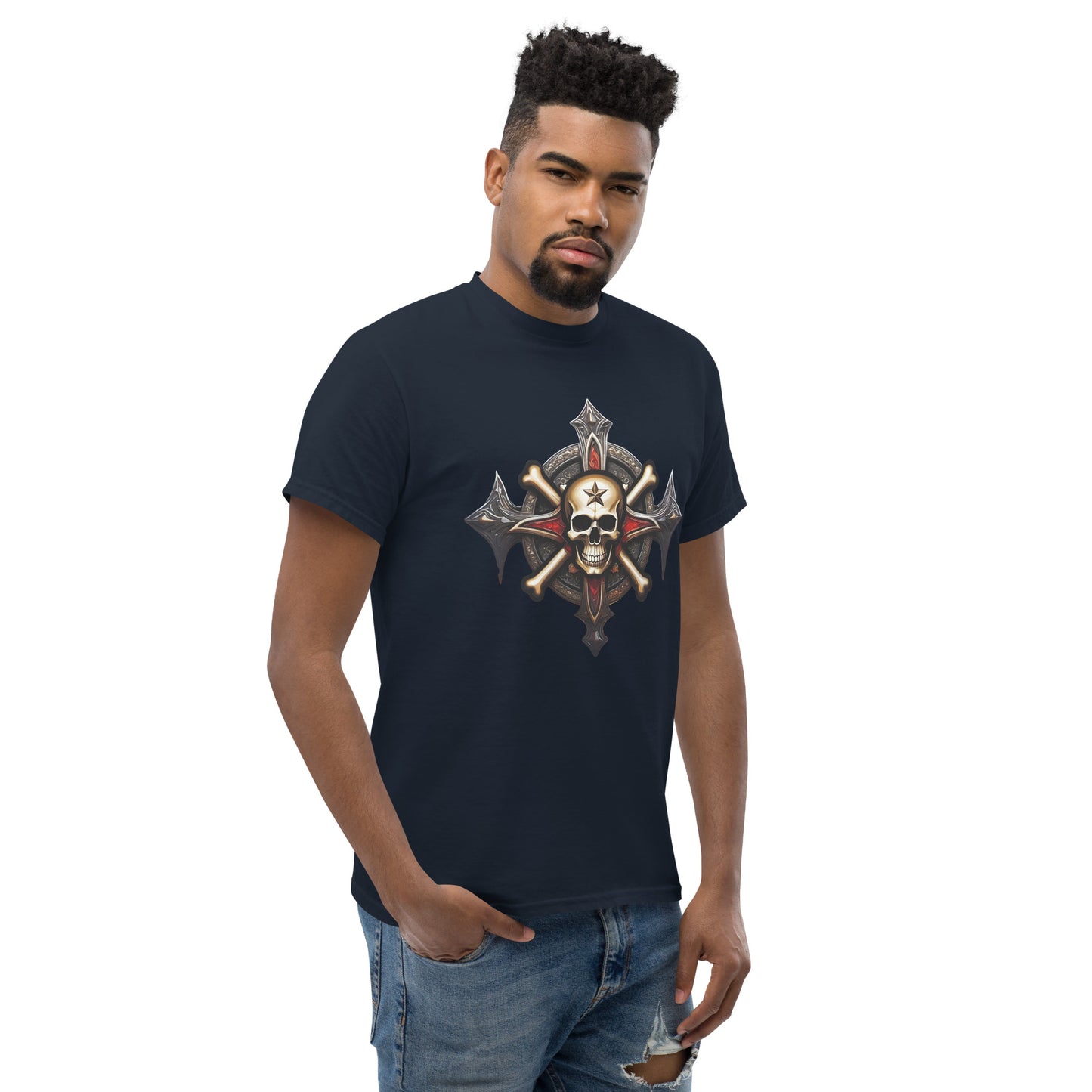 (M) Skull and Bones Tee
