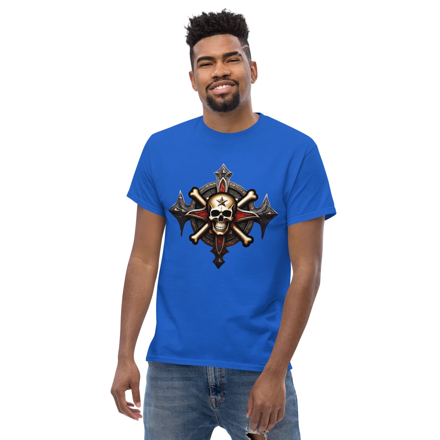 (M) Skull and Bones Tee