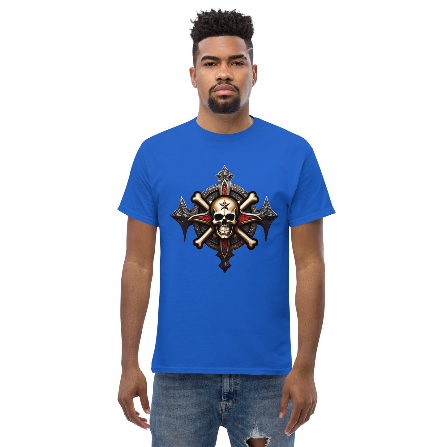 (M) Skull and Bones Tee
