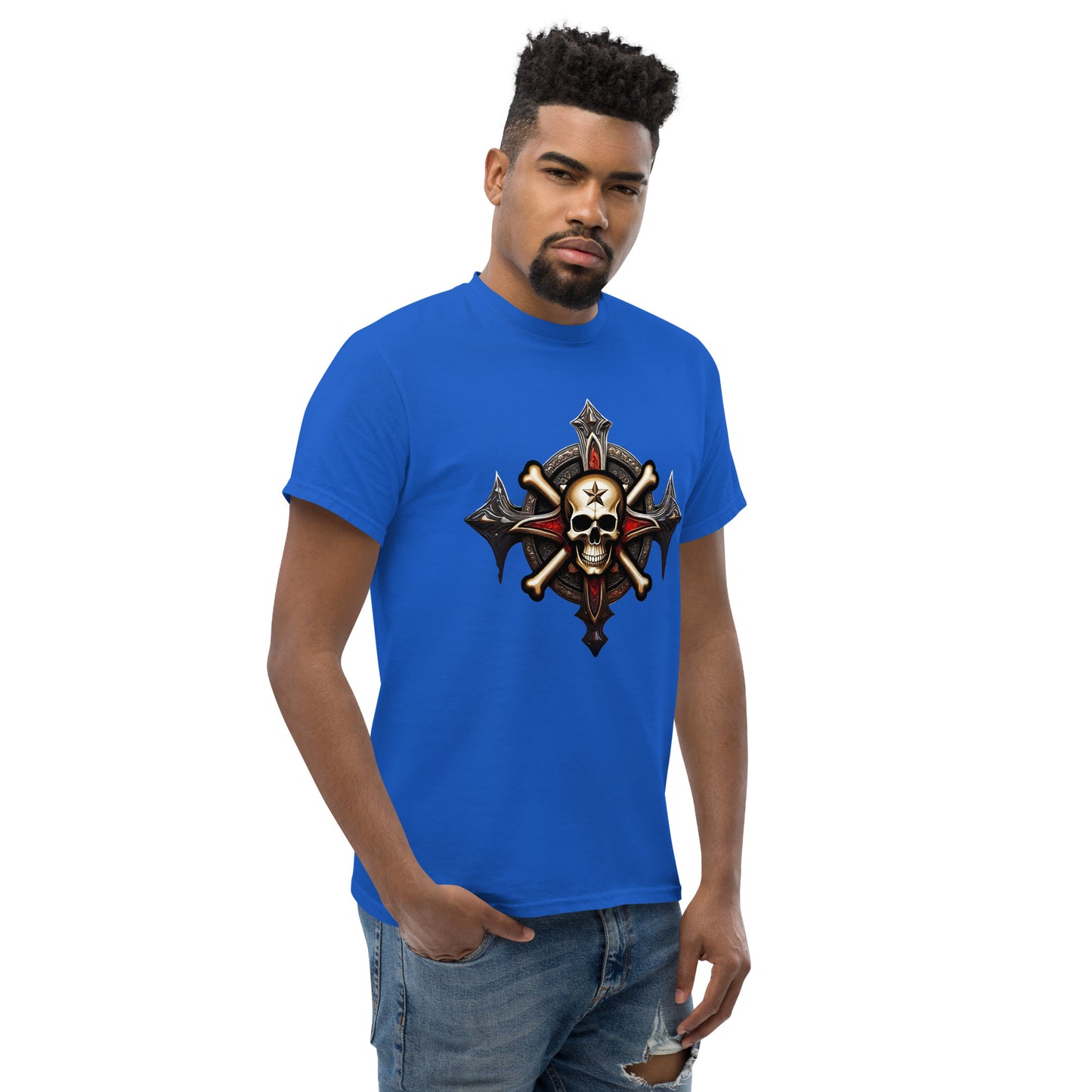 (M) Skull and Bones Tee