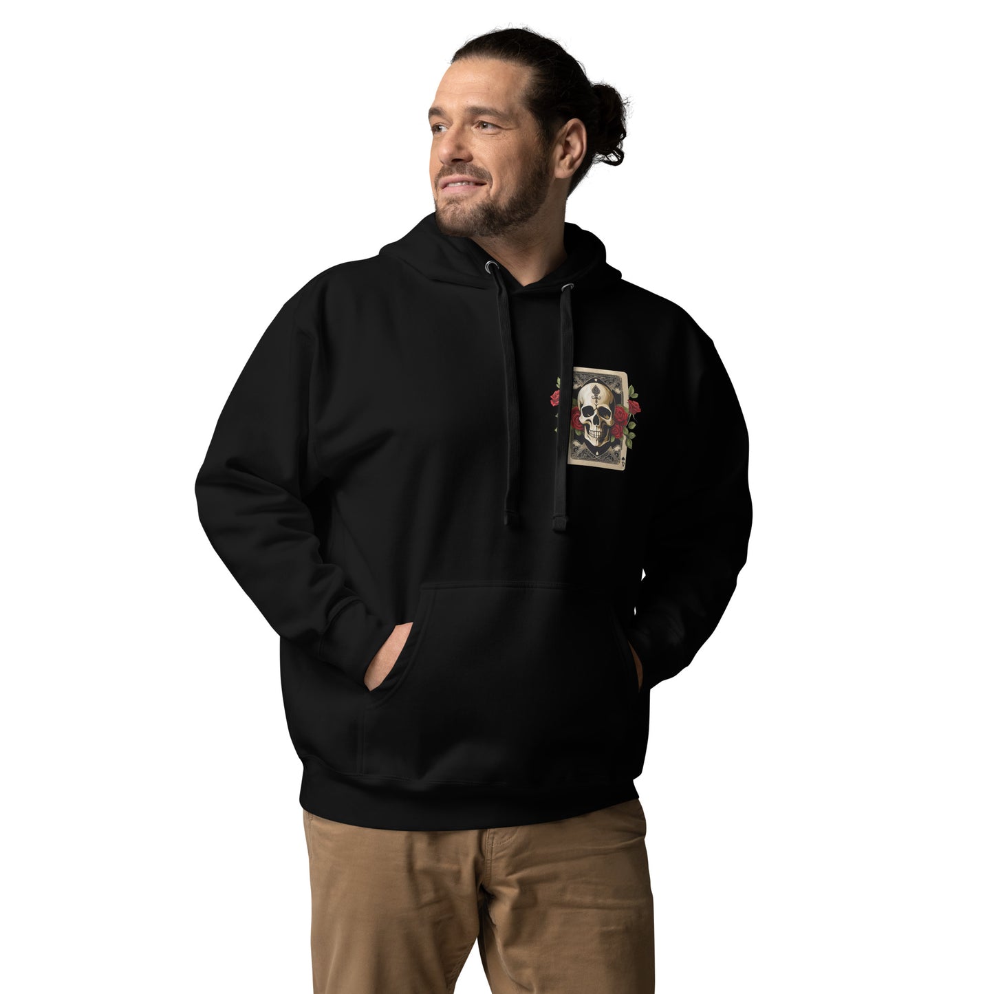 (U) Ace Rose & Skull Hoodie
