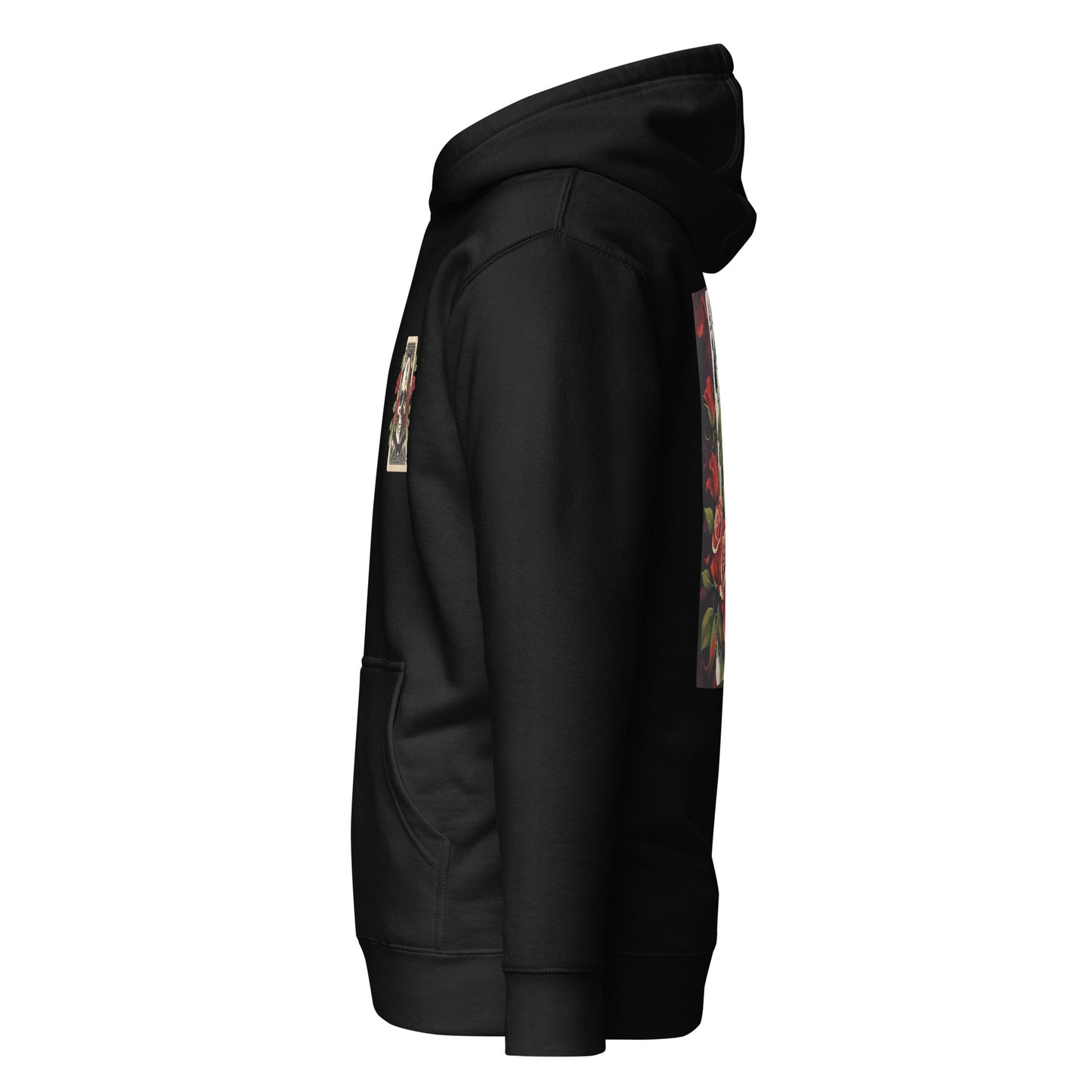 (U) Ace Rose & Skull Hoodie