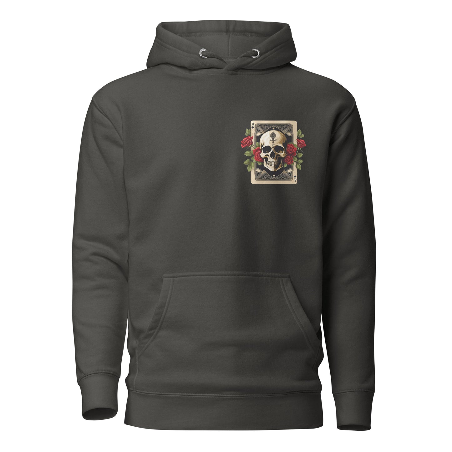(U) Ace Rose & Skull Hoodie