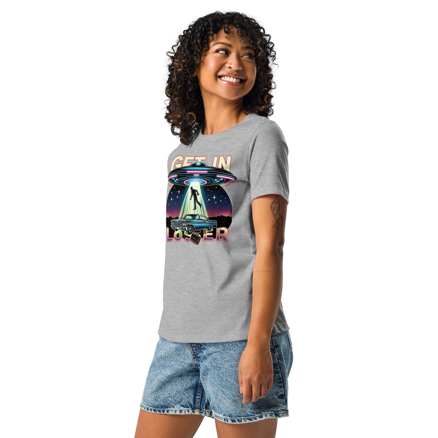 (W) Get In loser Tee