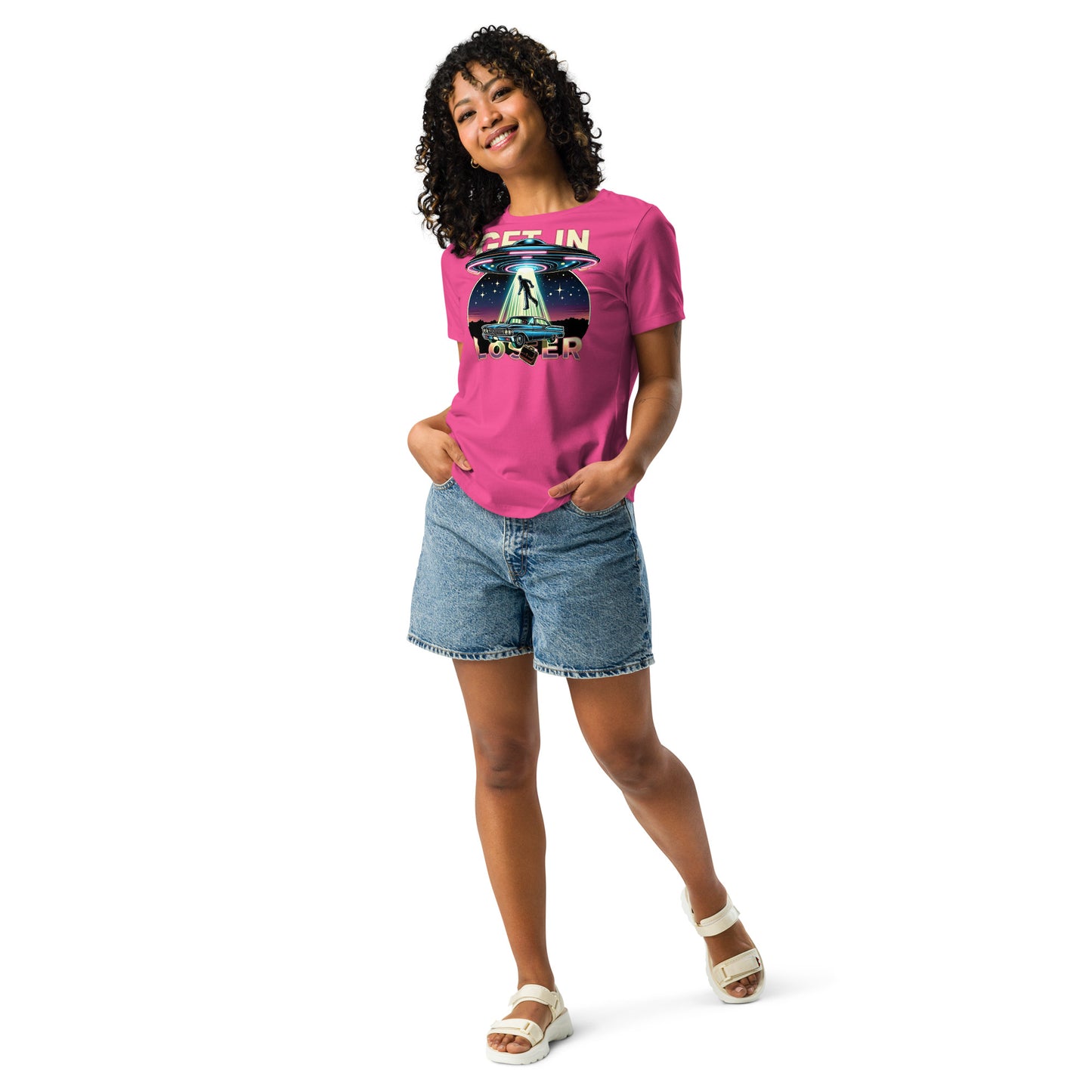 (W) Get In loser Tee