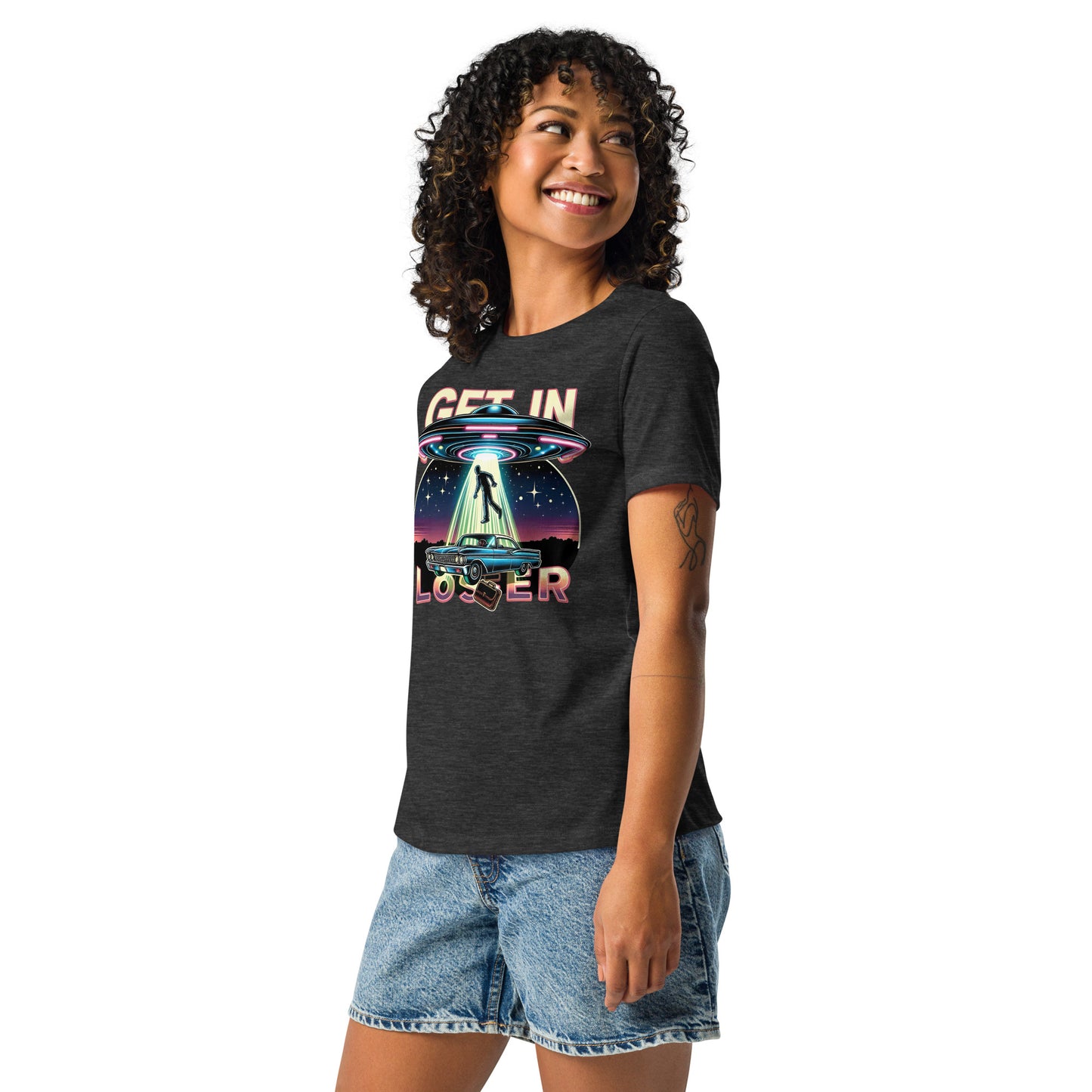 (W) Get In loser Tee