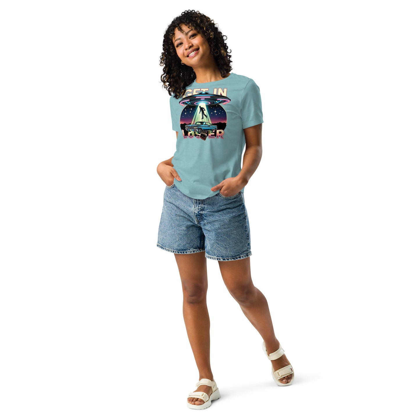 (W) Get In loser Tee