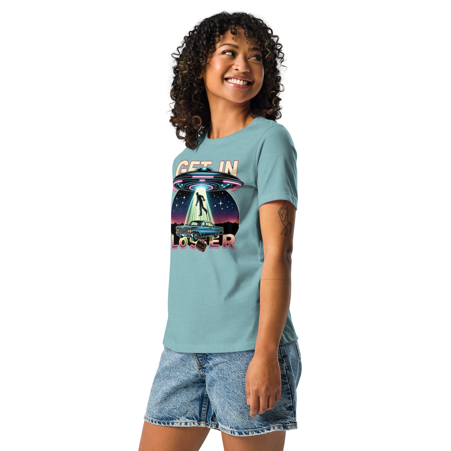 (W) Get In loser Tee