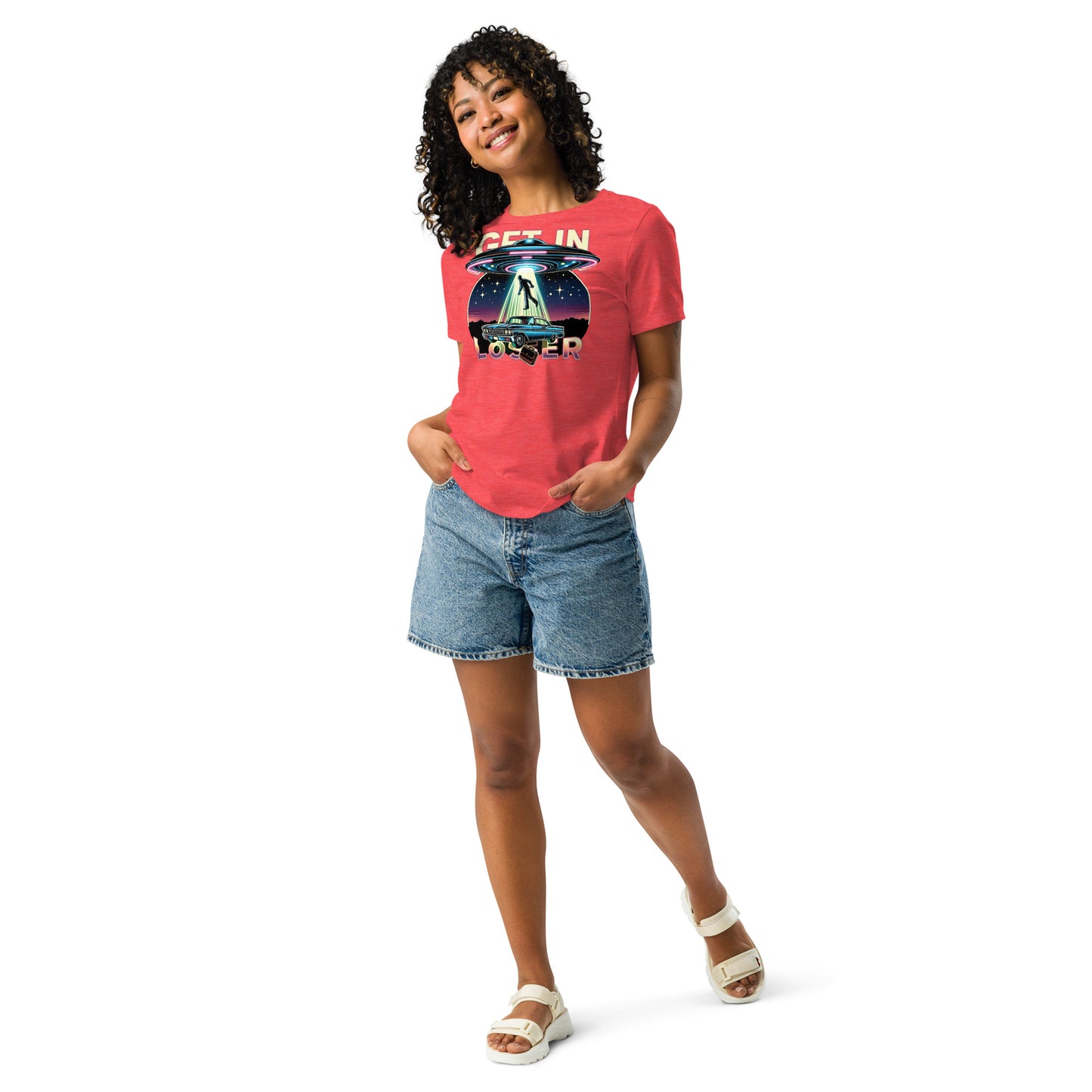 (W) Get In loser Tee