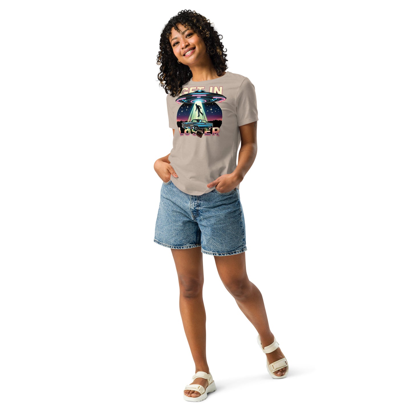(W) Get In loser Tee