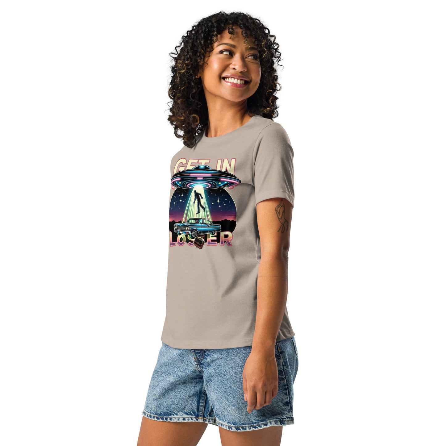 (W) Get In loser Tee