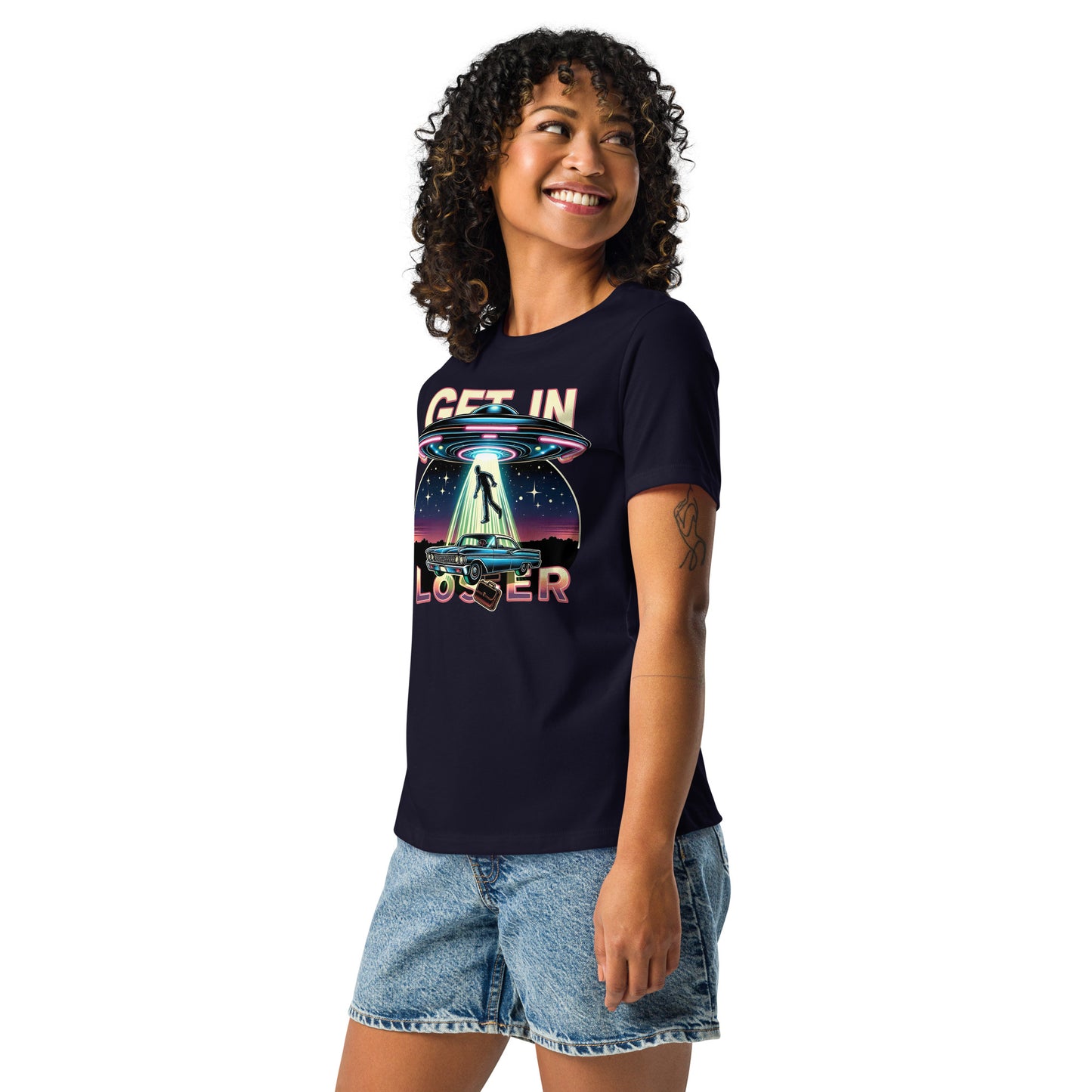 (W) Get In loser Tee