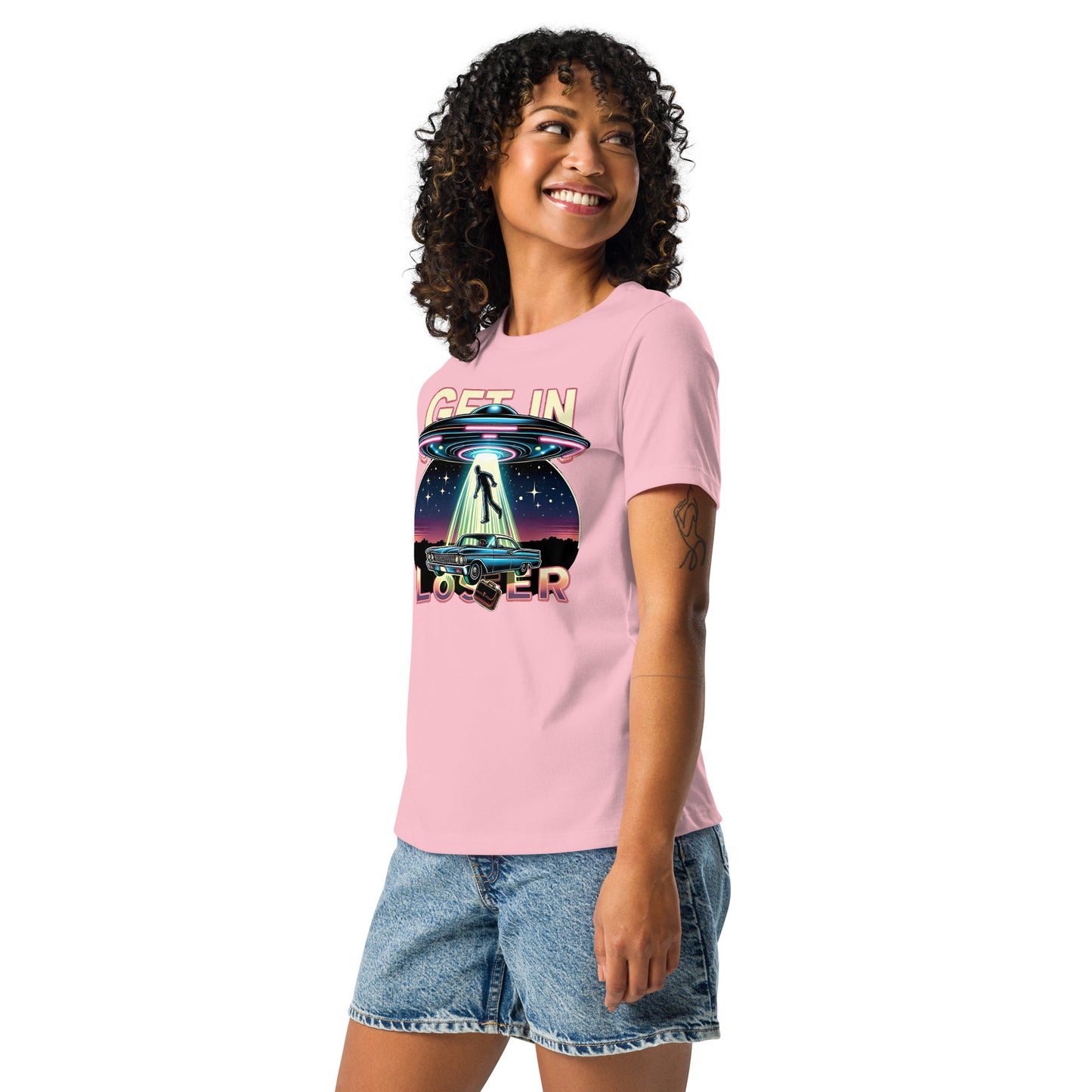 (W) Get In loser Tee
