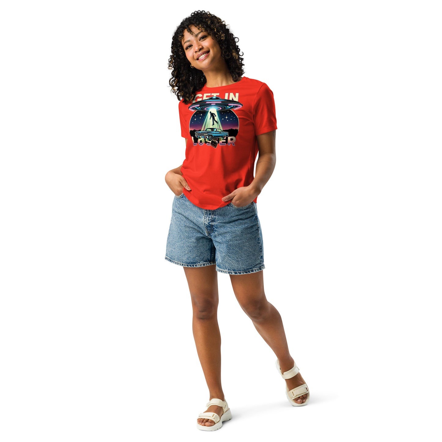 (W) Get In loser Tee