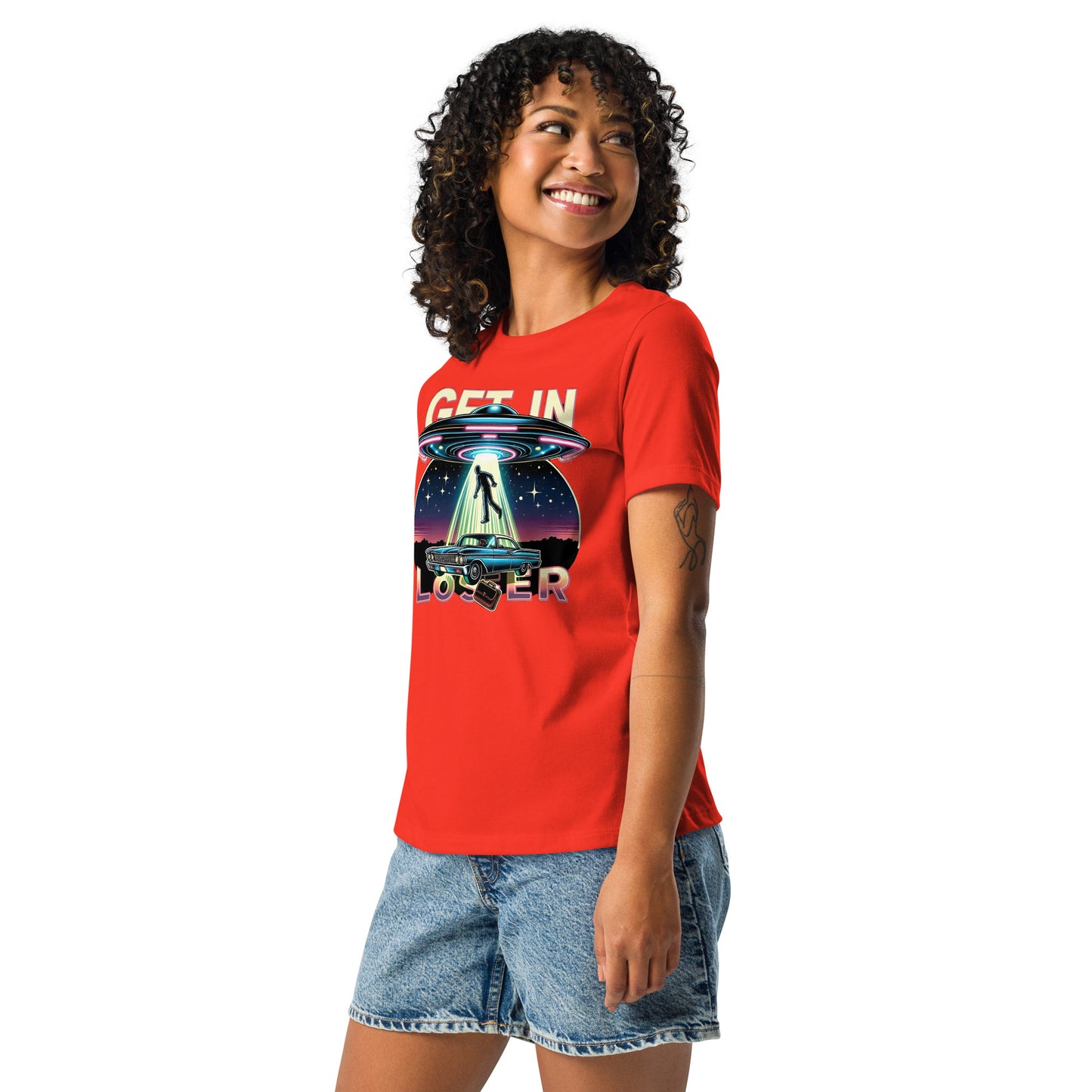 (W) Get In loser Tee