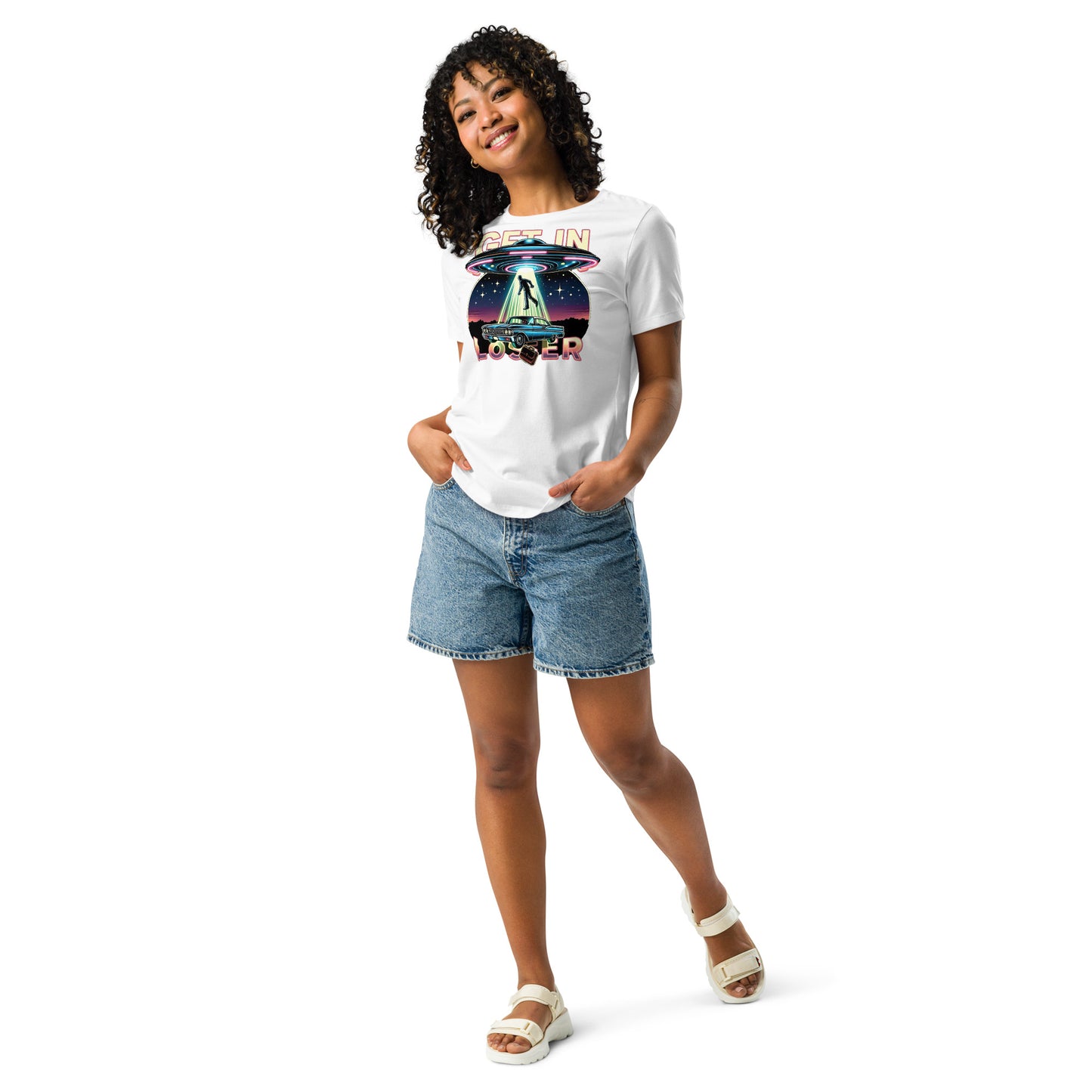 (W) Get In loser Tee