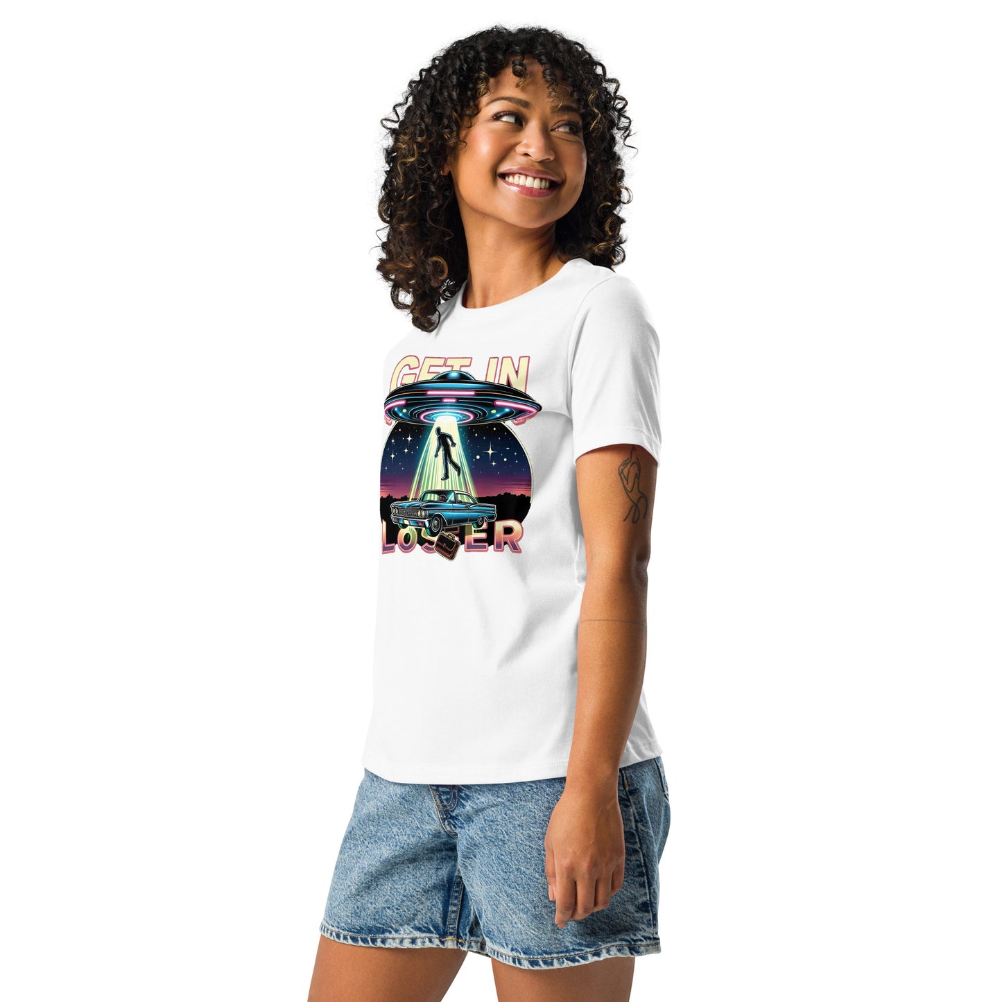 (W) Get In loser Tee