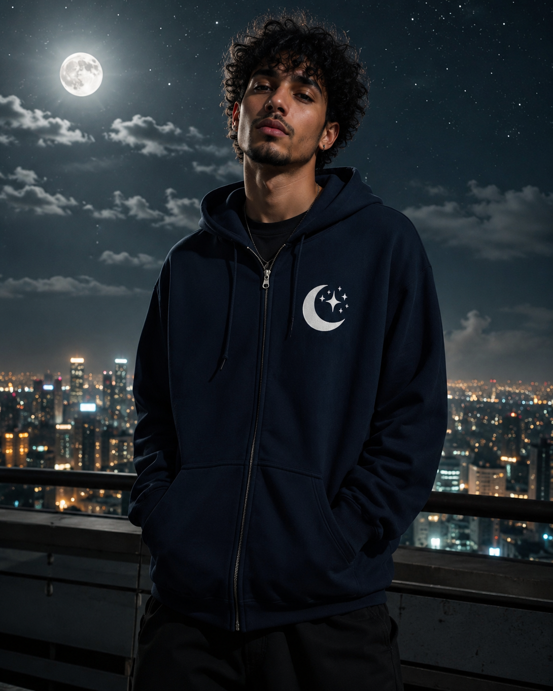 Moonveil Zip Hoodie