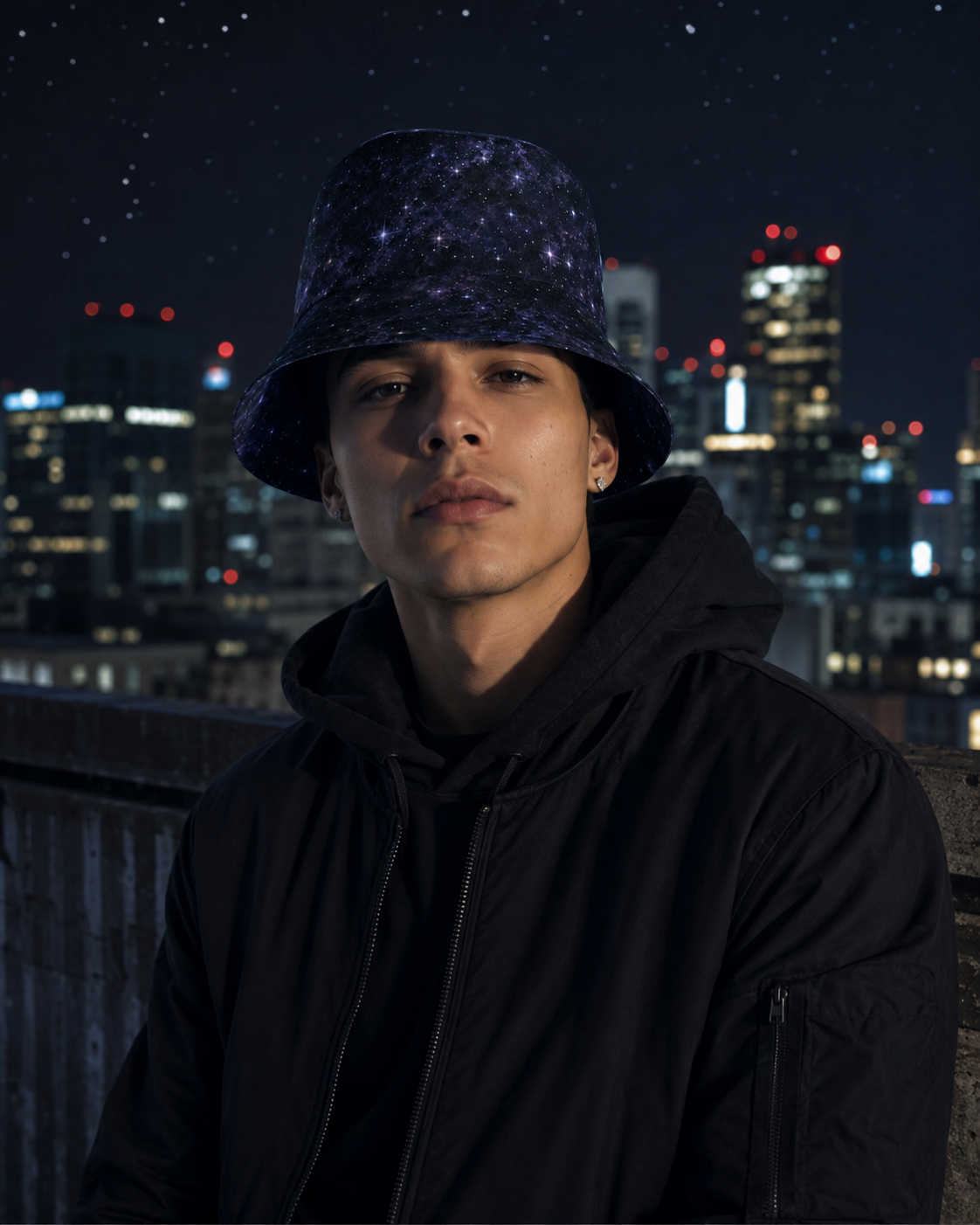 Dark Matter bucket hat