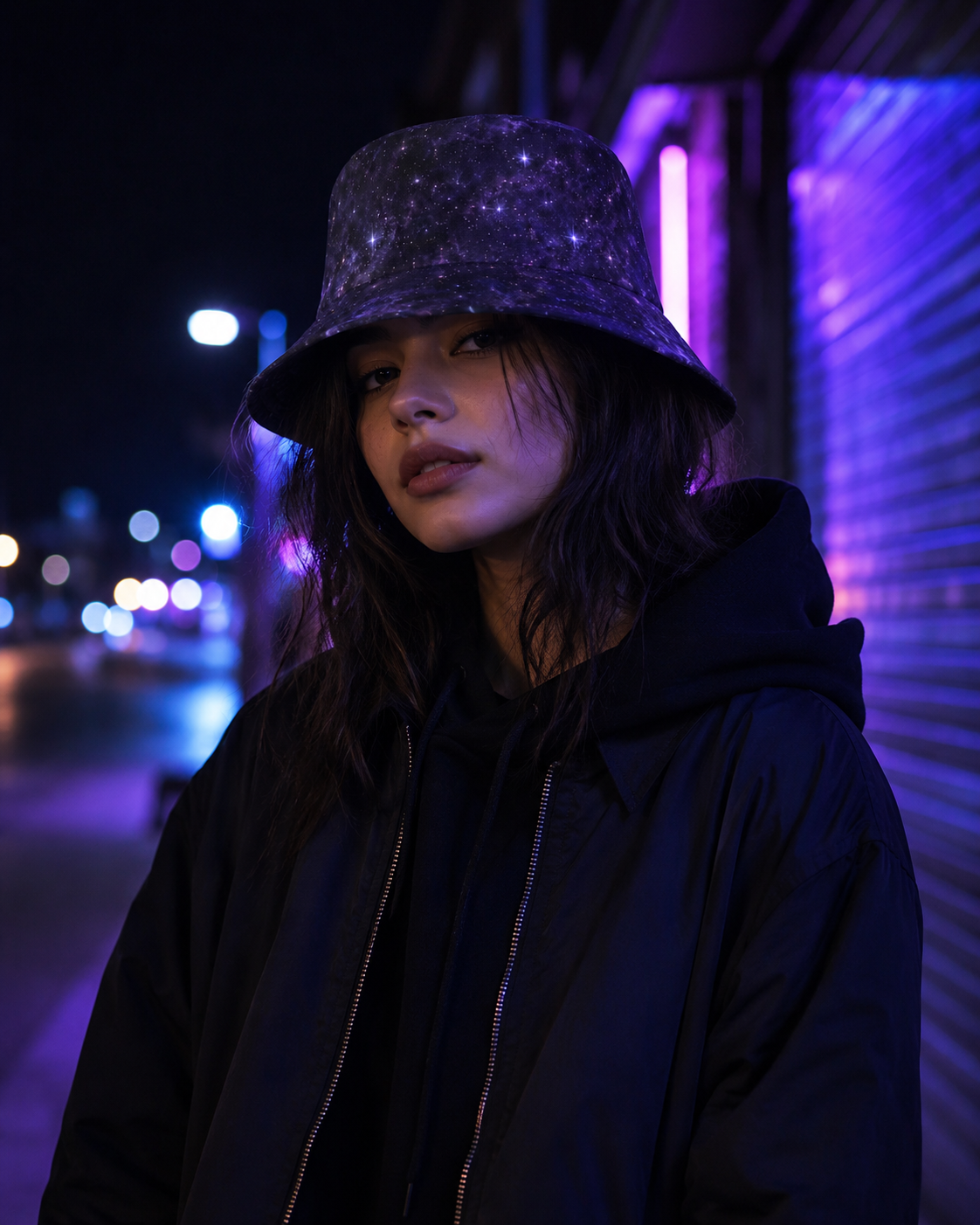 Dark Matter bucket hat