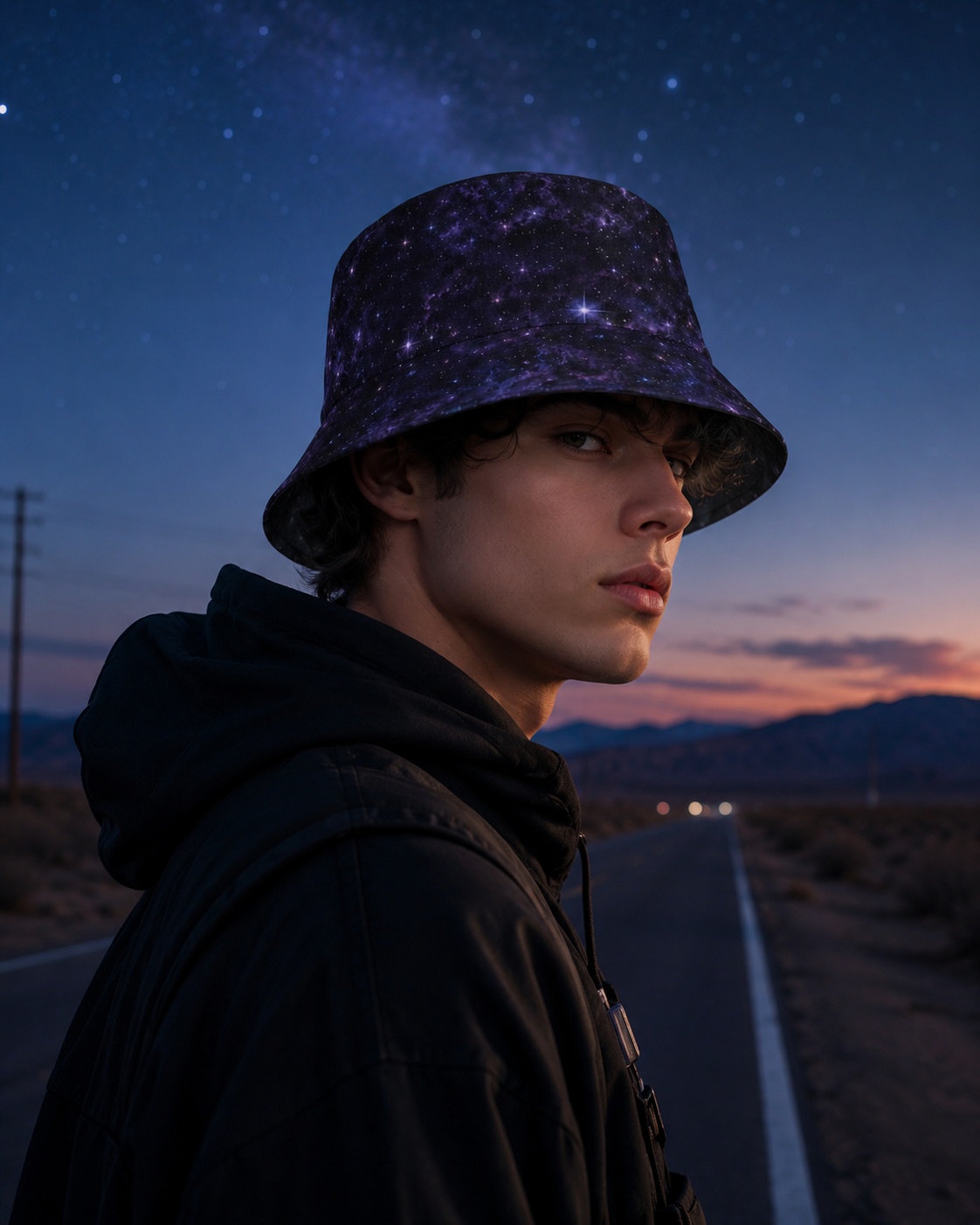 Dark Matter bucket hat