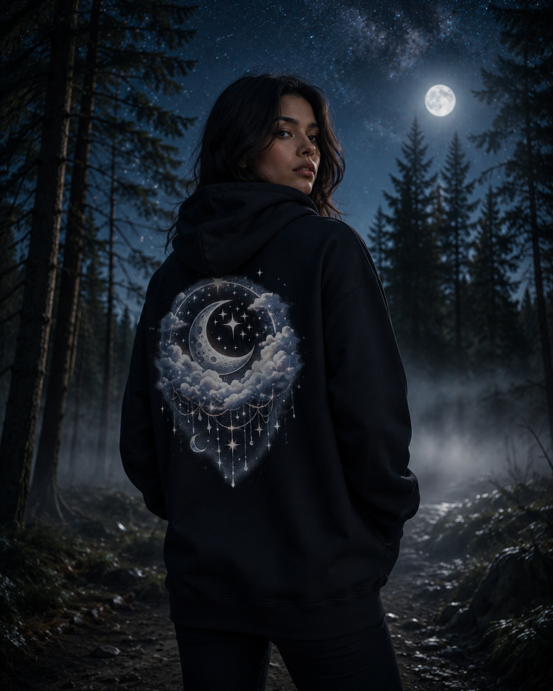 Moonveil Zip Hoodie