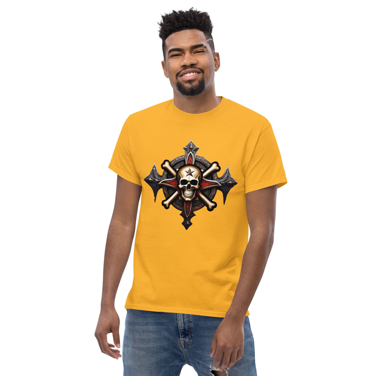 (M) Skull and Bones Tee
