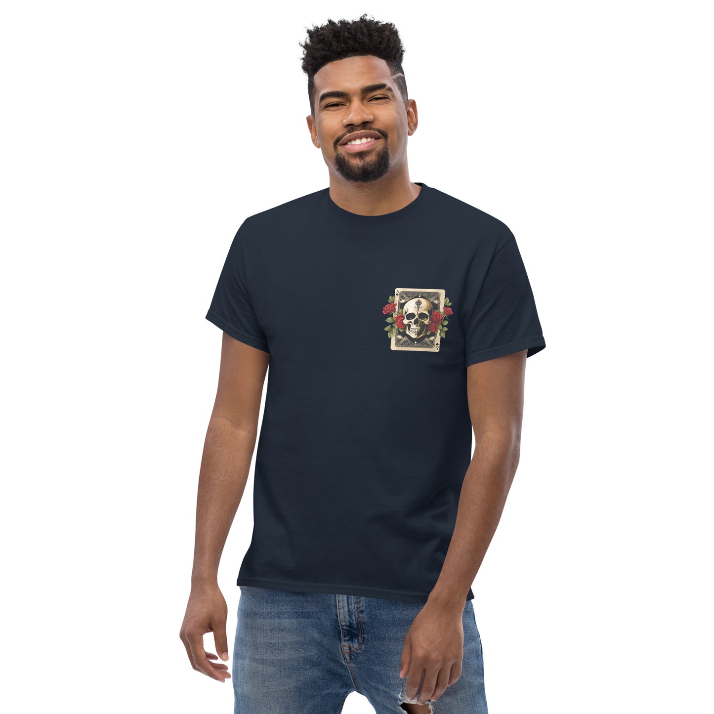 (M) Ace Rose n Skull Shirt