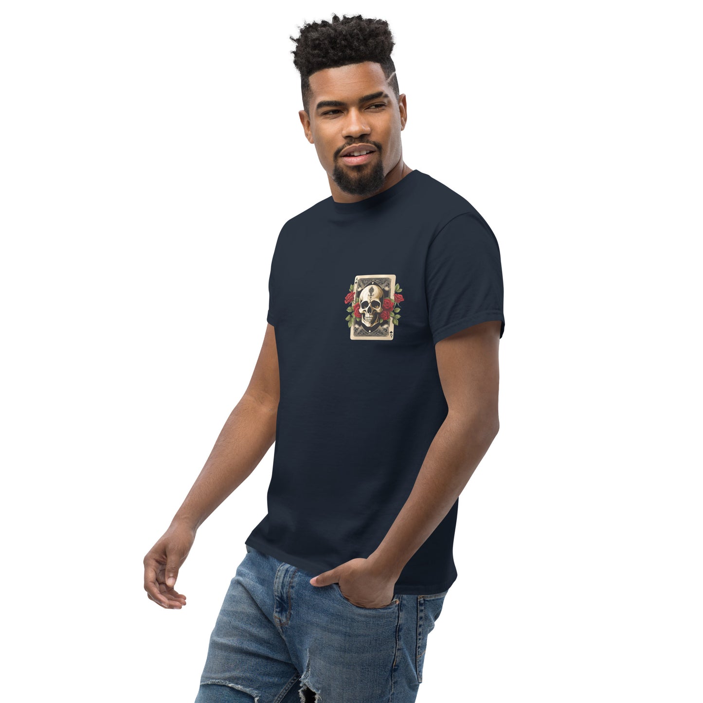 (M) Ace Rose n Skull Shirt