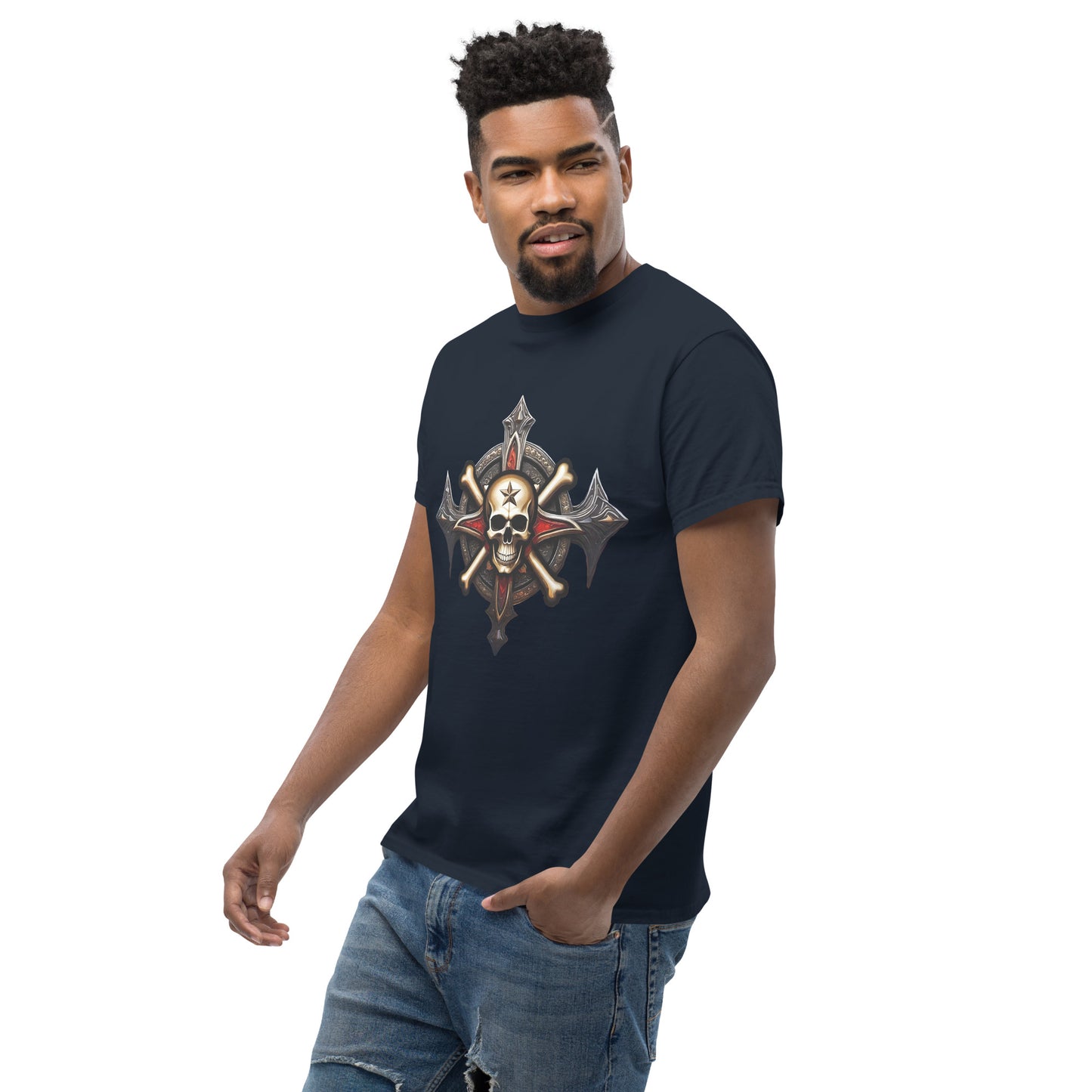 (M) Skull and Bones Tee