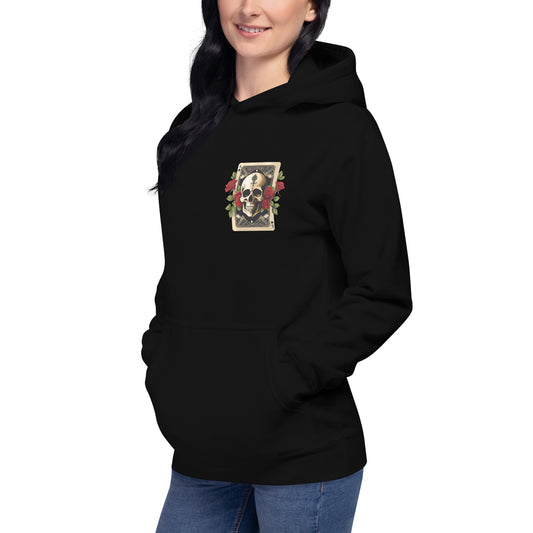 (U) Ace Rose & Skull Hoodie