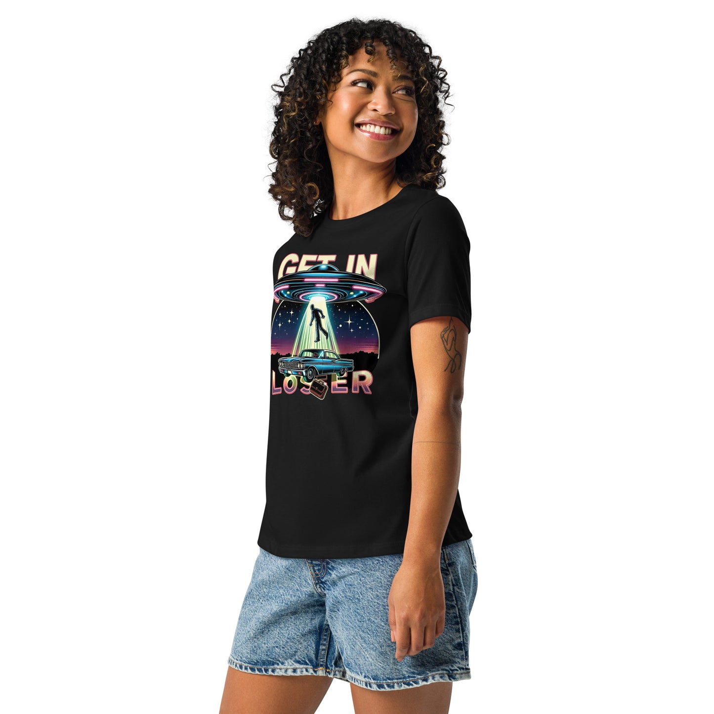(W) Get In loser Tee