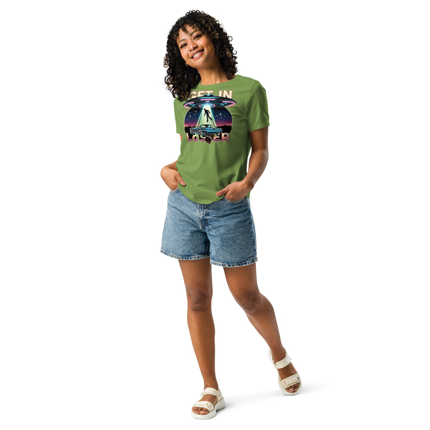 (W) Get In loser Tee